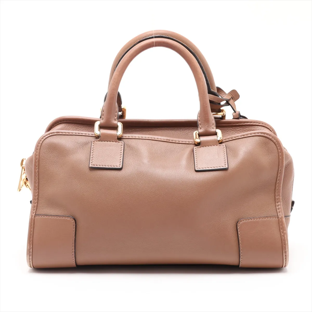Amazona 28 Leather 2-Way Handbag, Brown — view 2