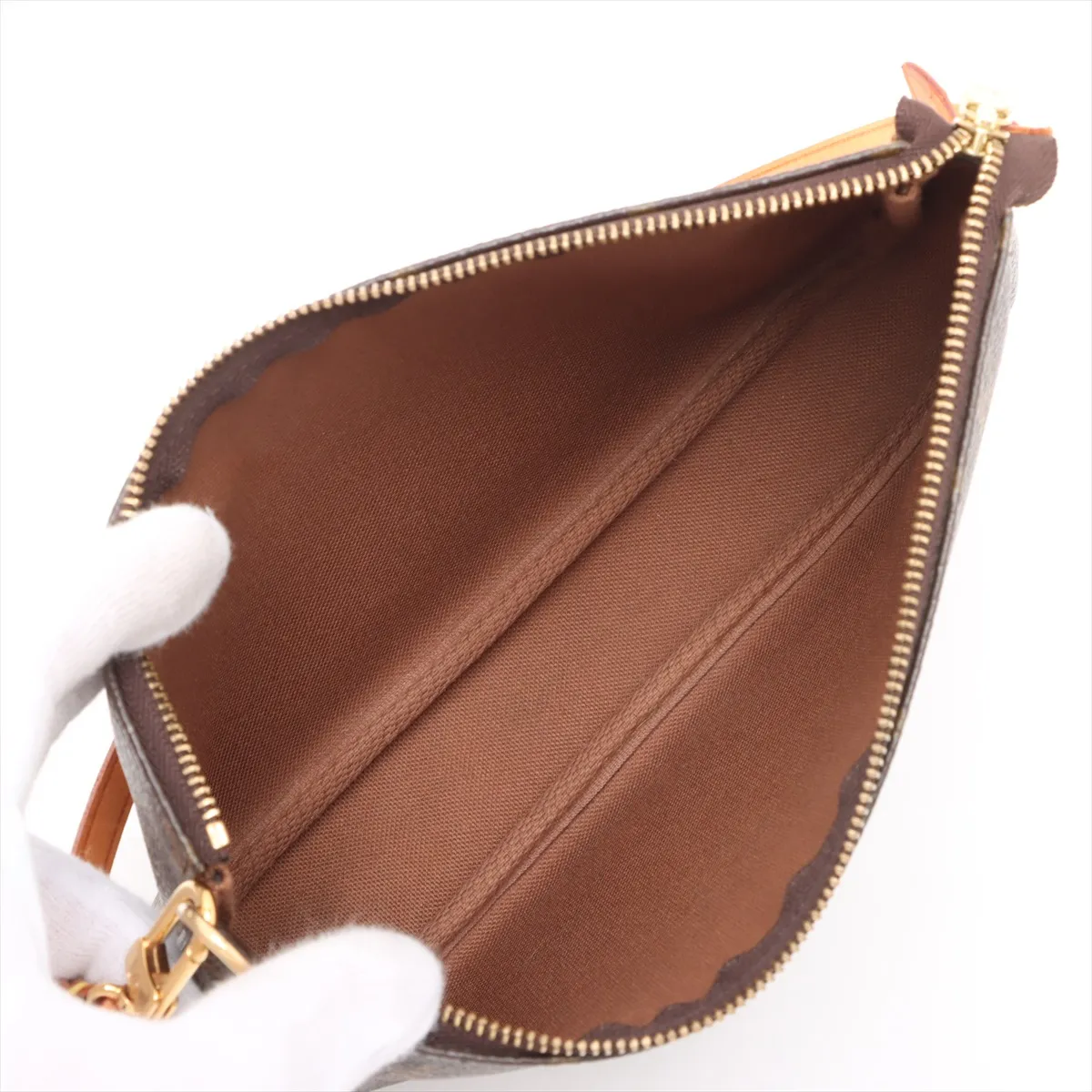 Monogram Pochette Accessory M51980 CA0070 Brown — view 7