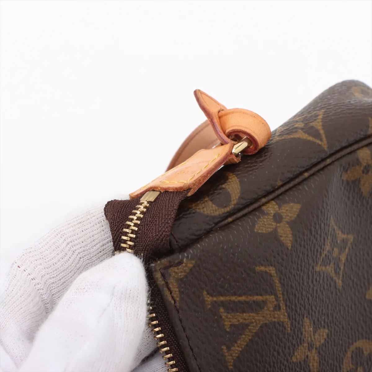Monogram Pochette Accessory M51980 CA0070 Brown — view 9
