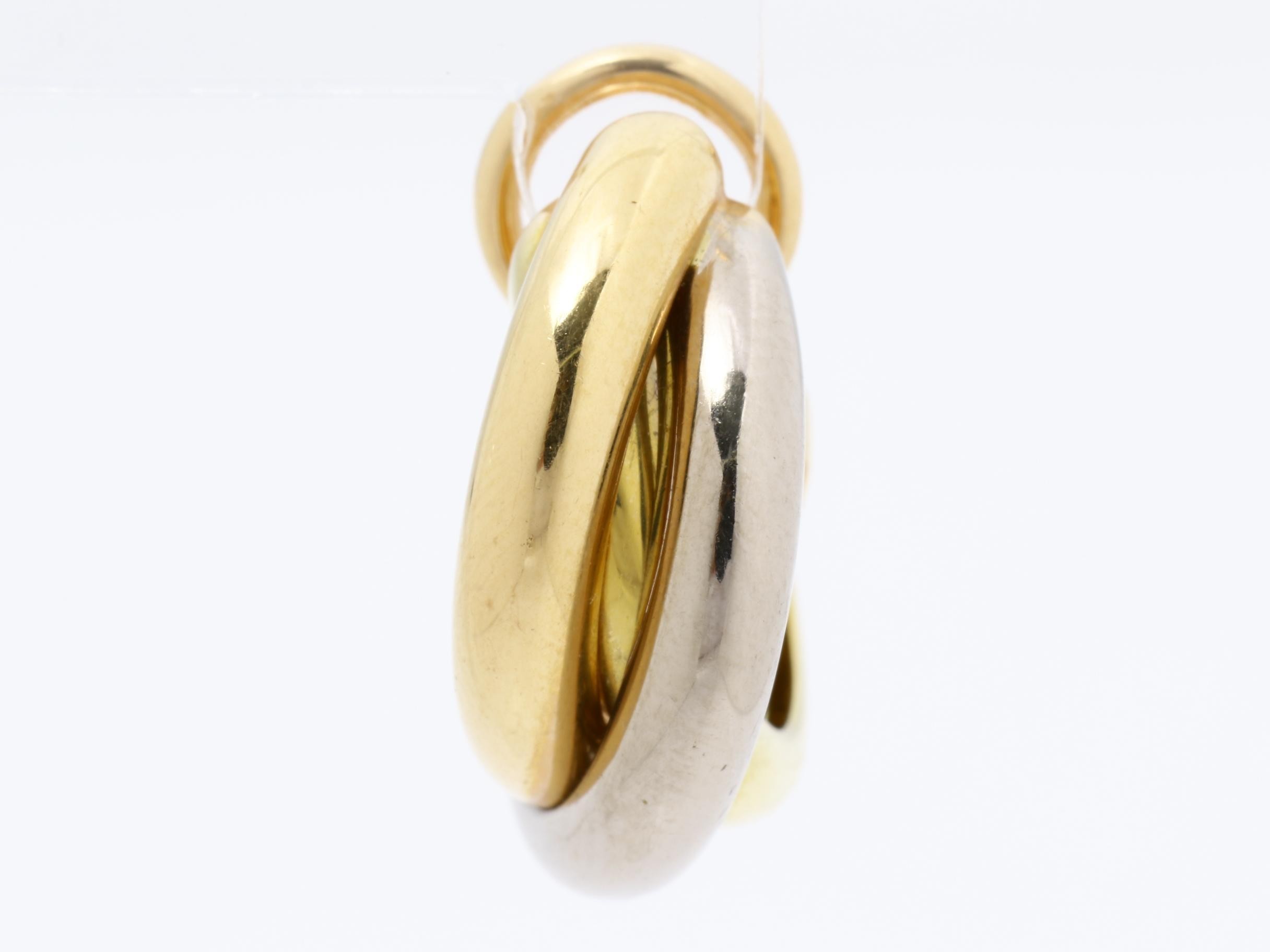 Trinity (precious metal) earrings, 750PGYGWG, 4.7g — view 2