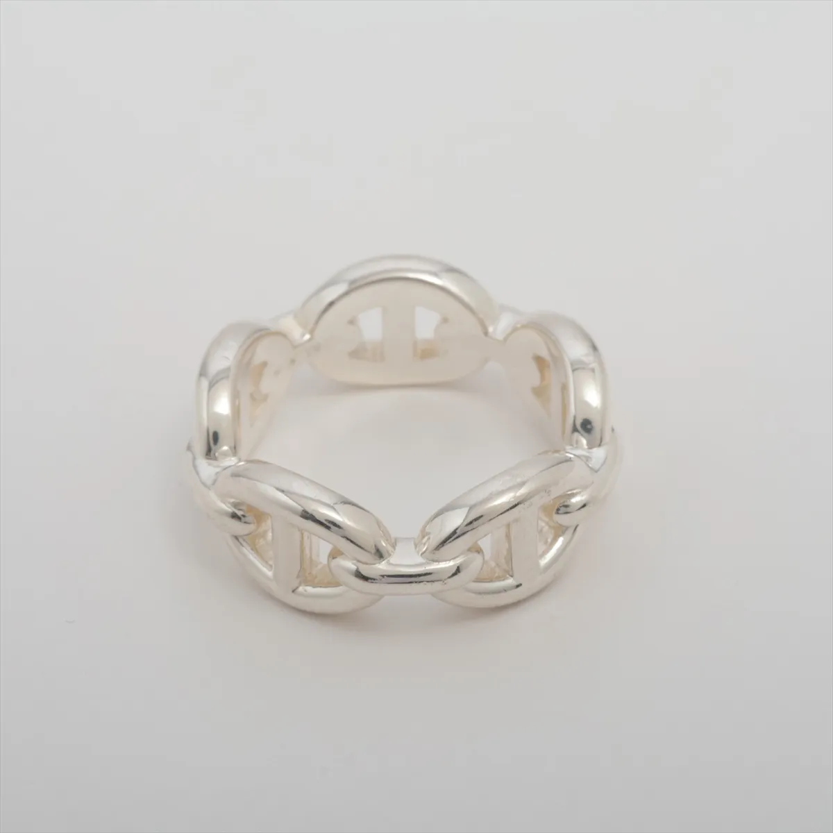 Chaine d'Ancre Enchainée 2022 Ring, Size 50, 925 Sterling Silver, 5.8g, 22BD503431. — view 2