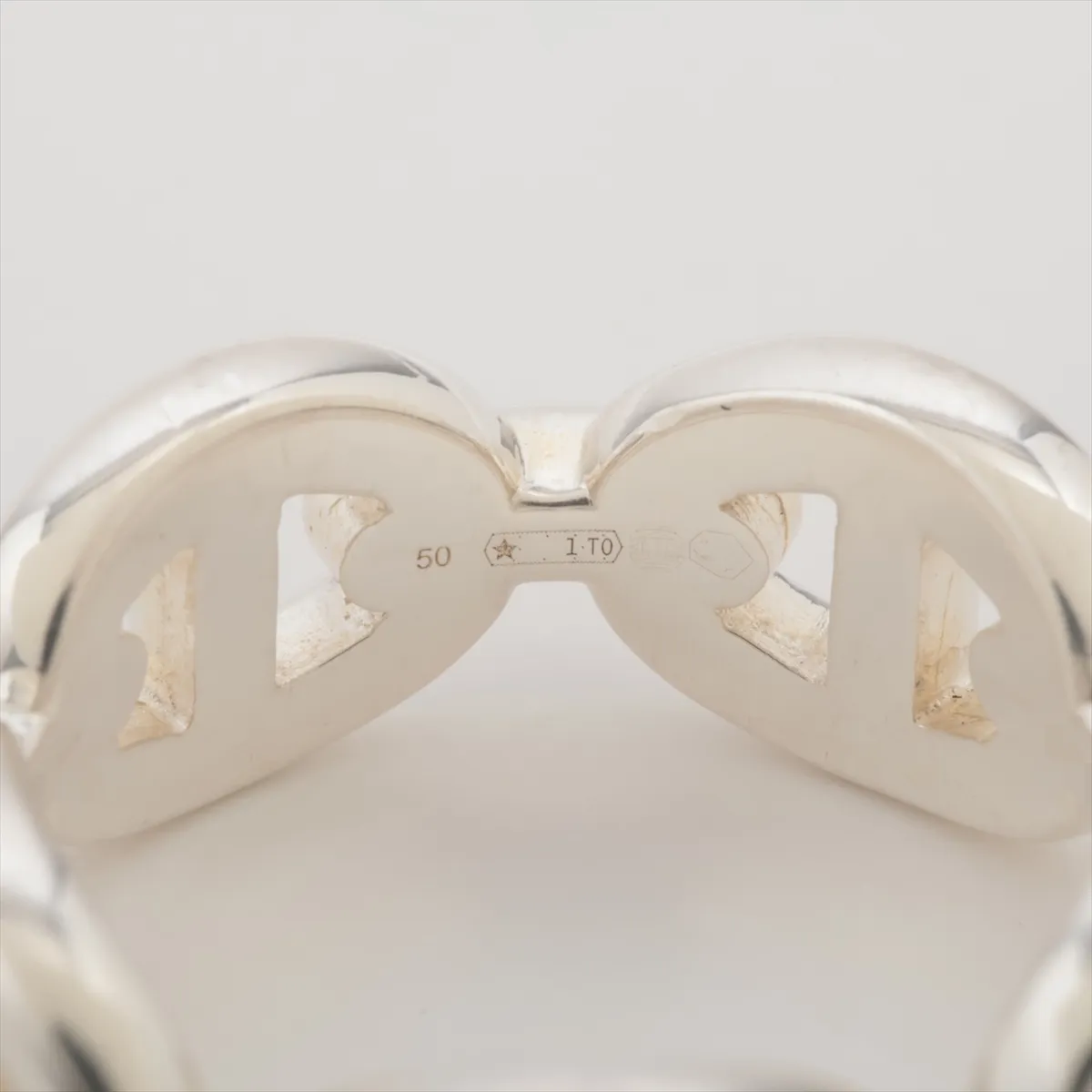 Chaine d'Ancre Enchainée 2022 Ring, Size 50, 925 Sterling Silver, 5.8g, 22BD503431. — view 6