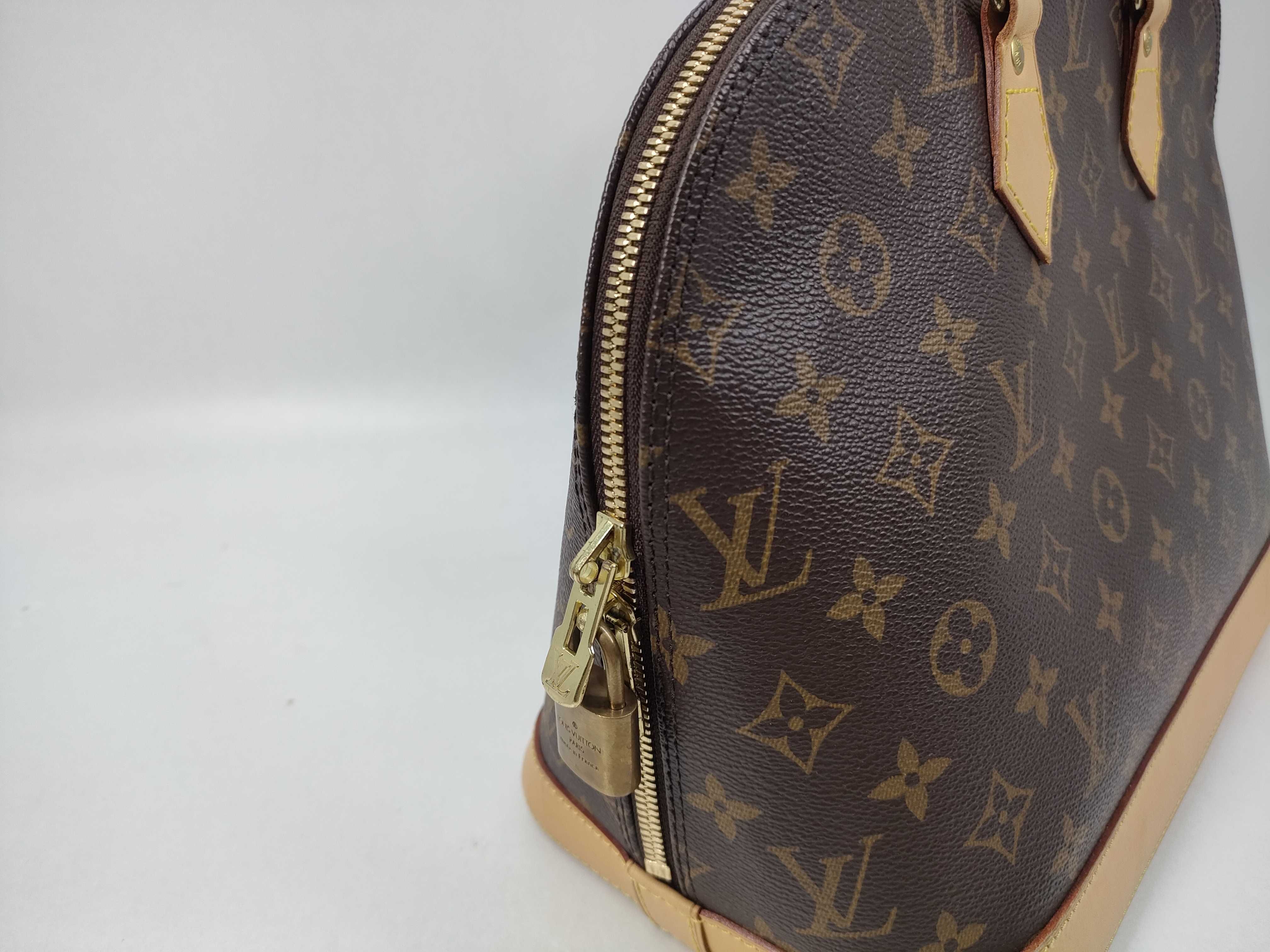 Monogram Alma Handbag (with ST) — view 5