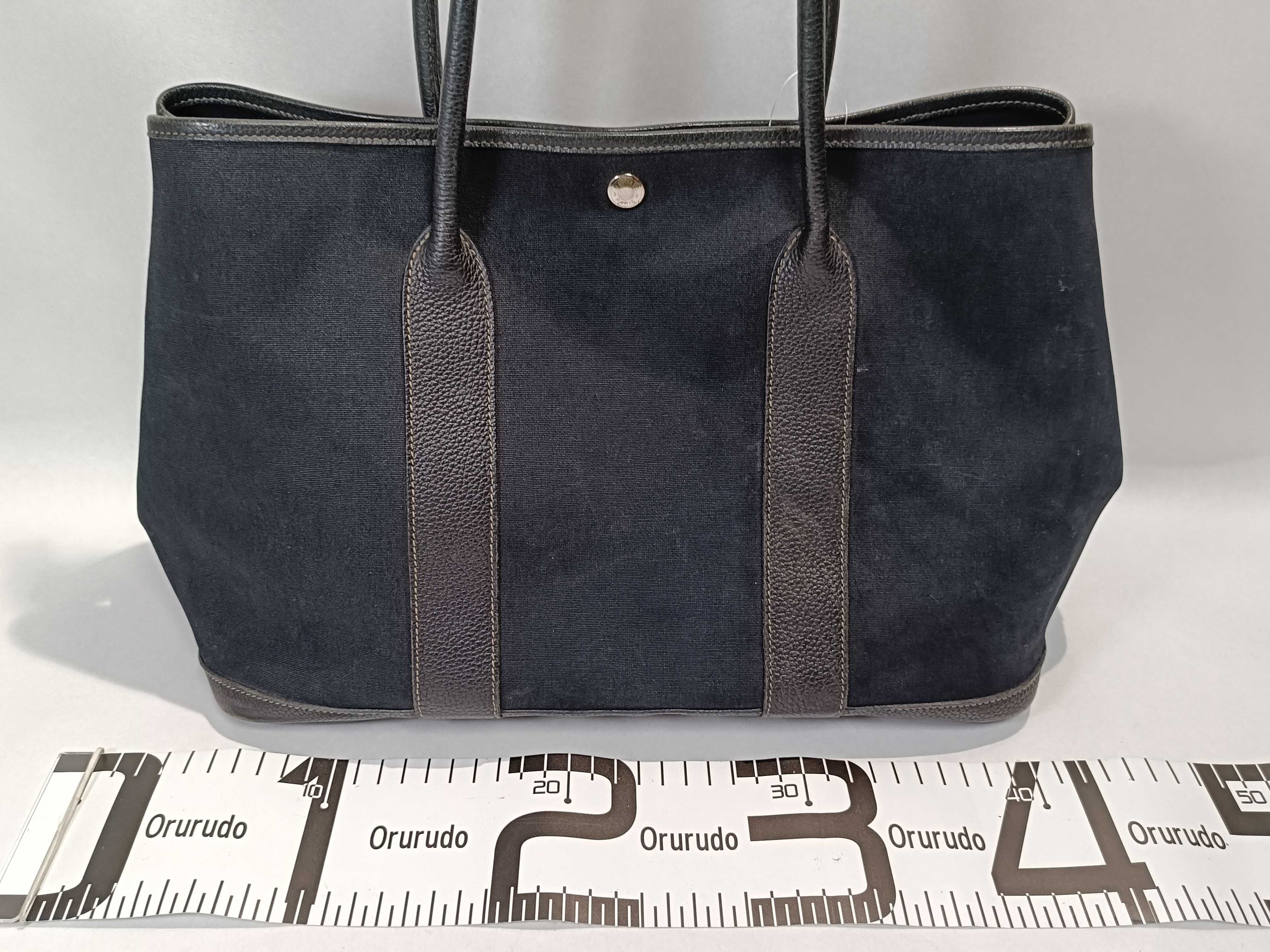 Garden Party PM Toile Officier Leather Tote Bag — view 2