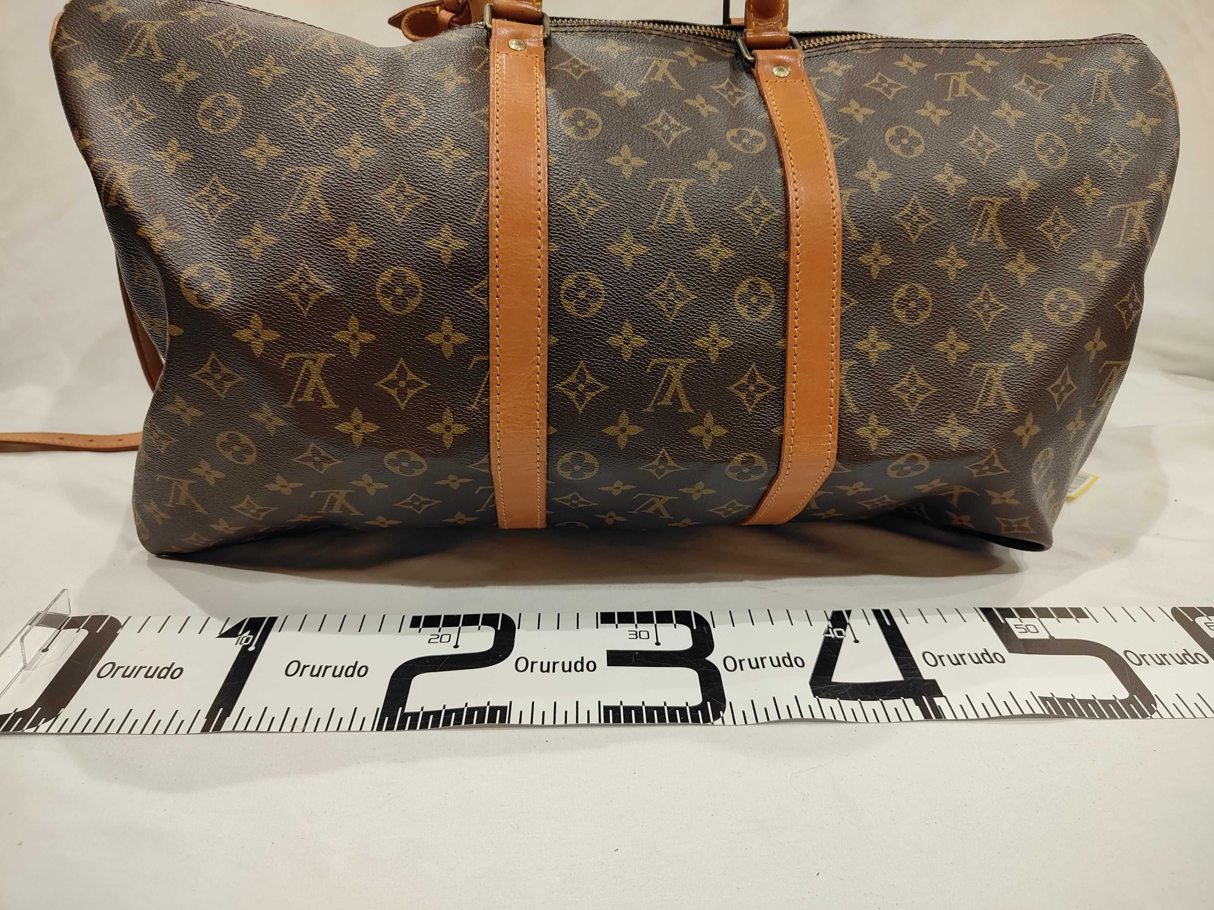 Monogram M41414 Keepall Bandoulière 55 Boston Bag — view 2