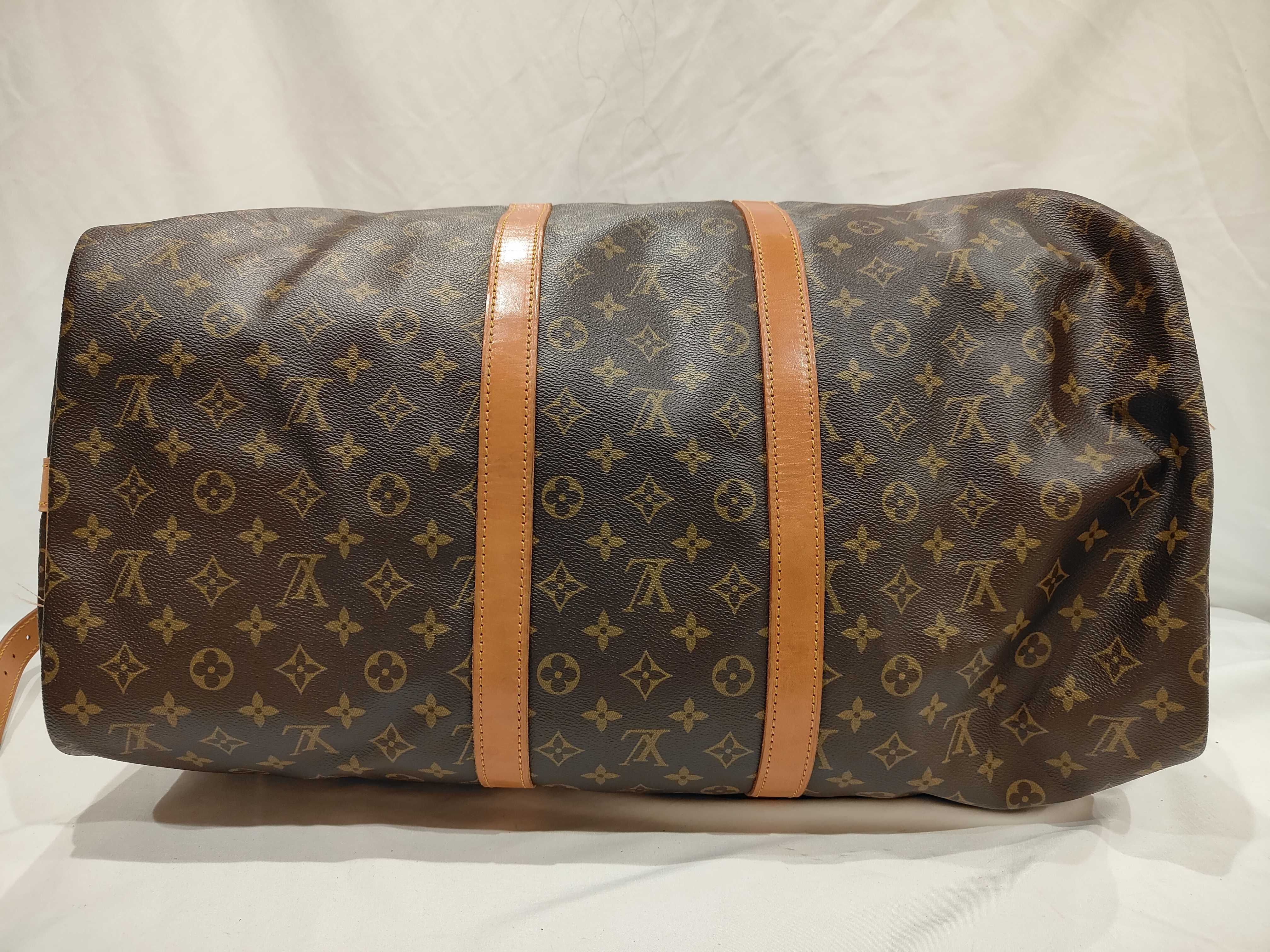 Monogram M41414 Keepall Bandoulière 55 Boston Bag — view 3