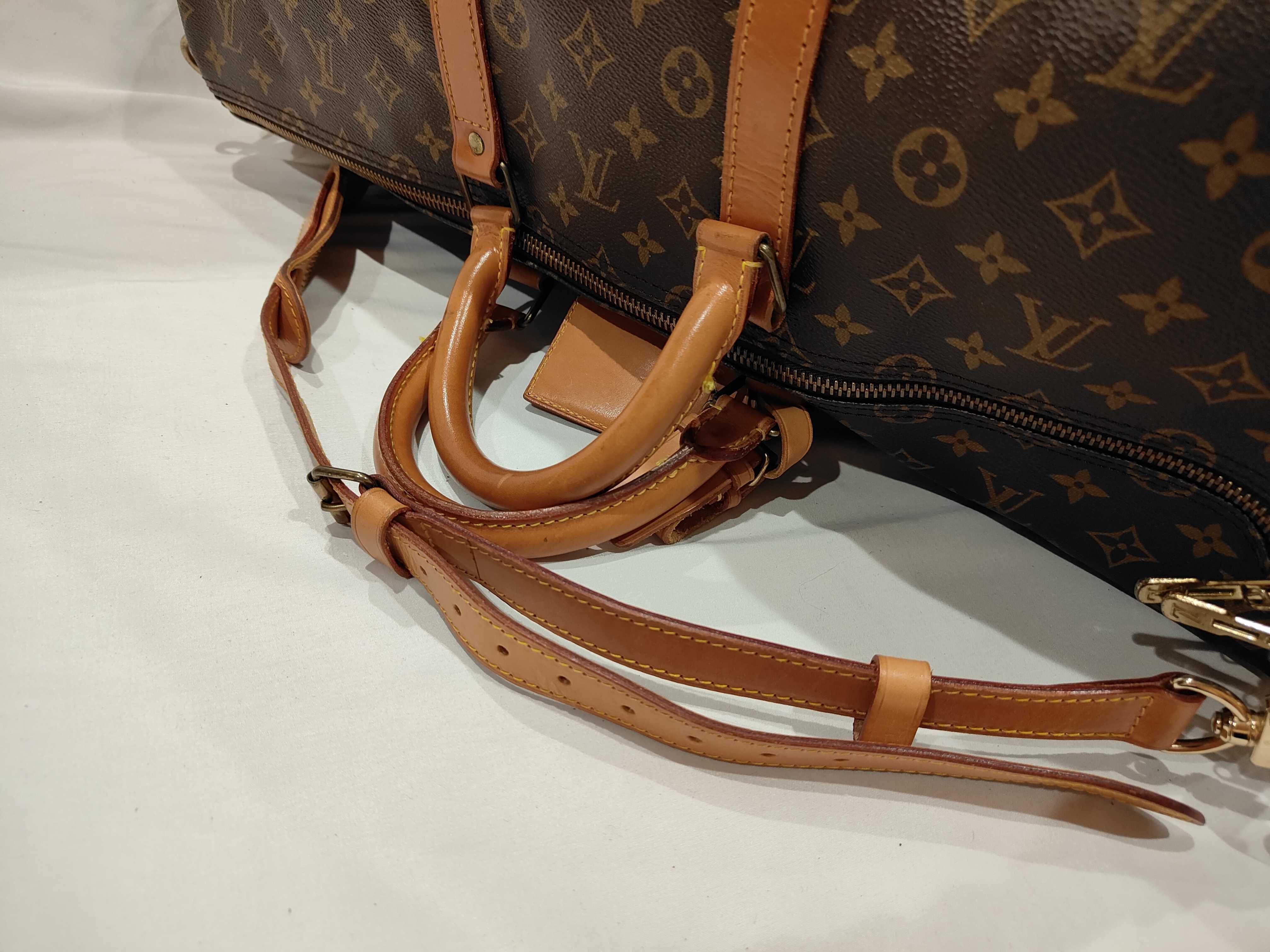 Monogram M41414 Keepall Bandoulière 55 Boston Bag — view 7
