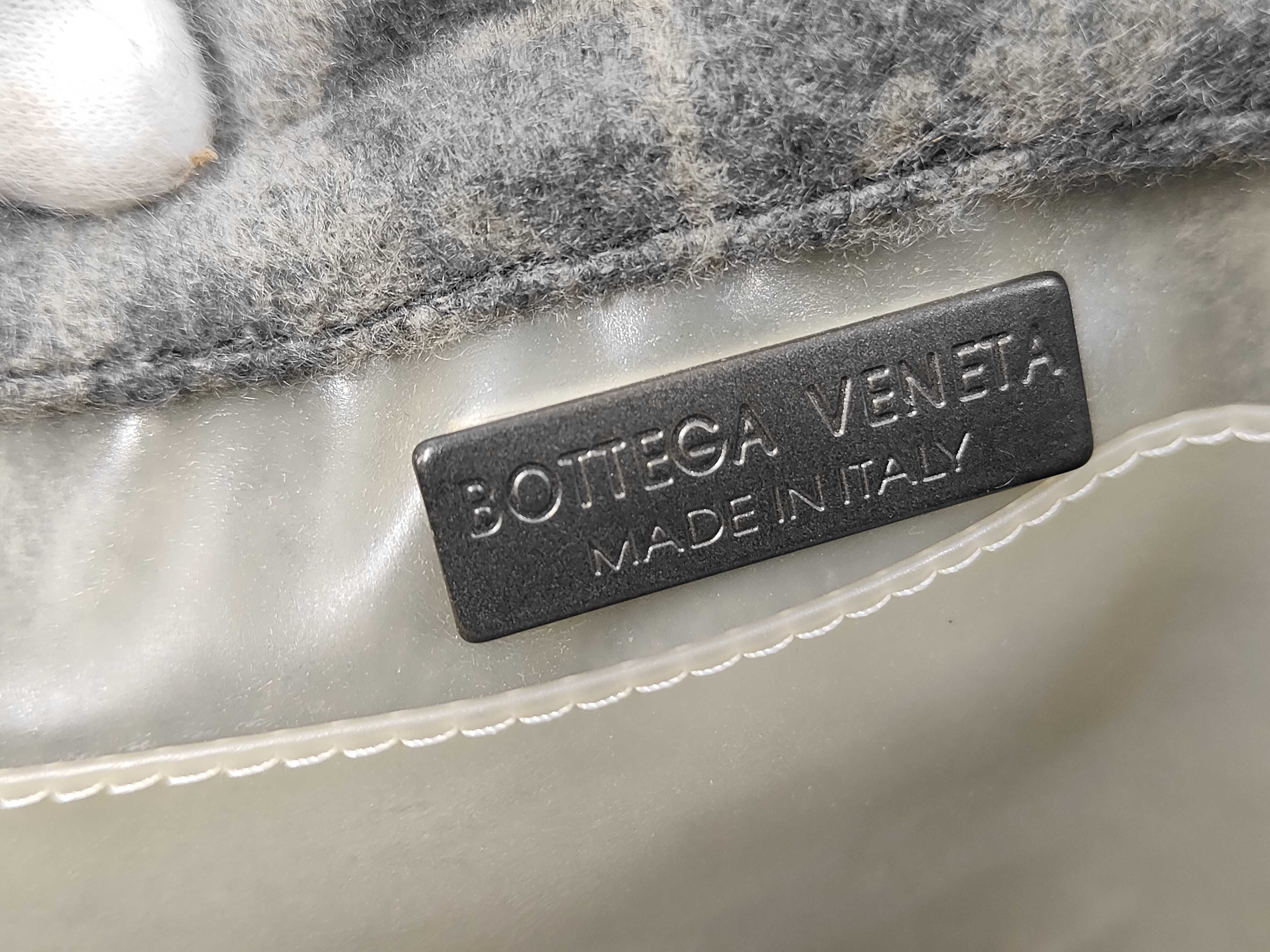 Shoulder Bag, Wool, Gray Shoulder Bag — view 9