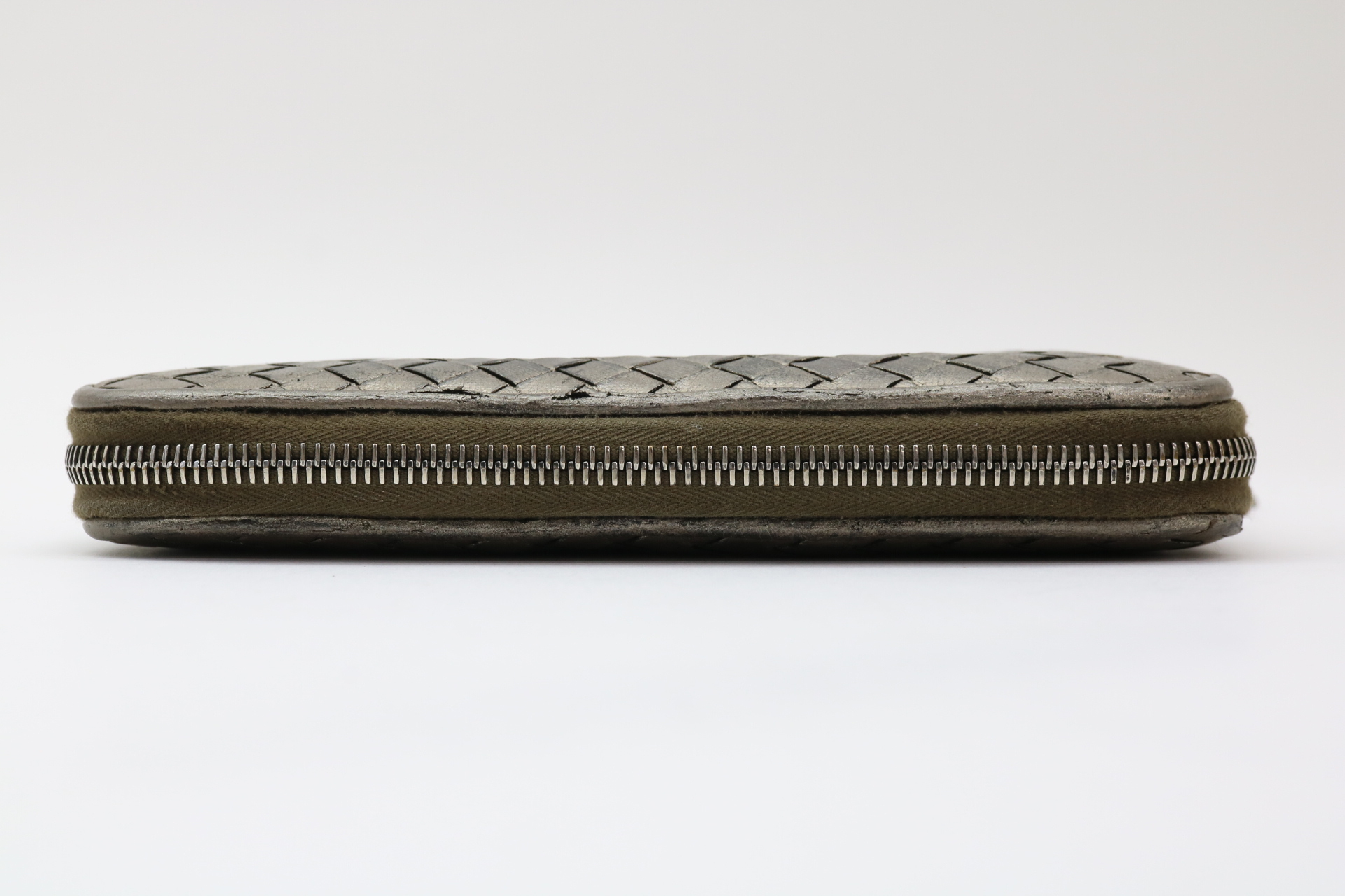 Intrecciato Round Zip Wallet — view 6