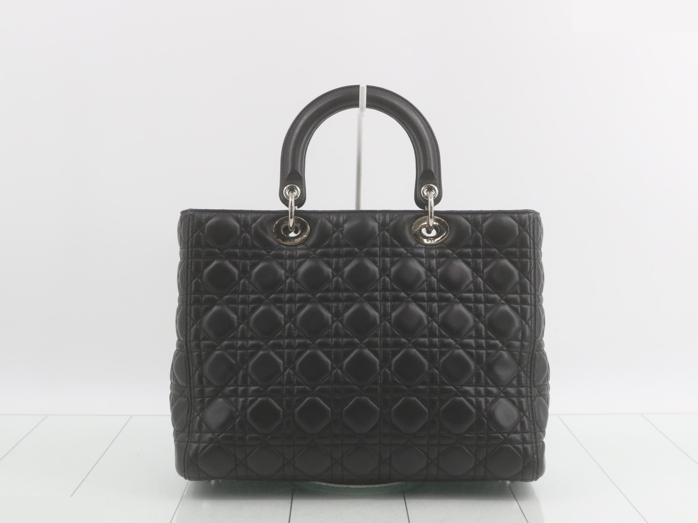 Lady Dior Large Lambskin Cannage — view 2