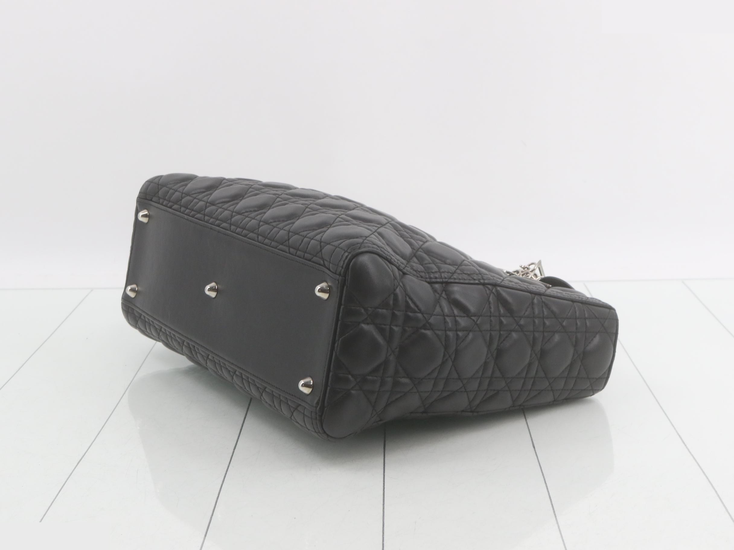 Lady Dior Large Lambskin Cannage — view 6