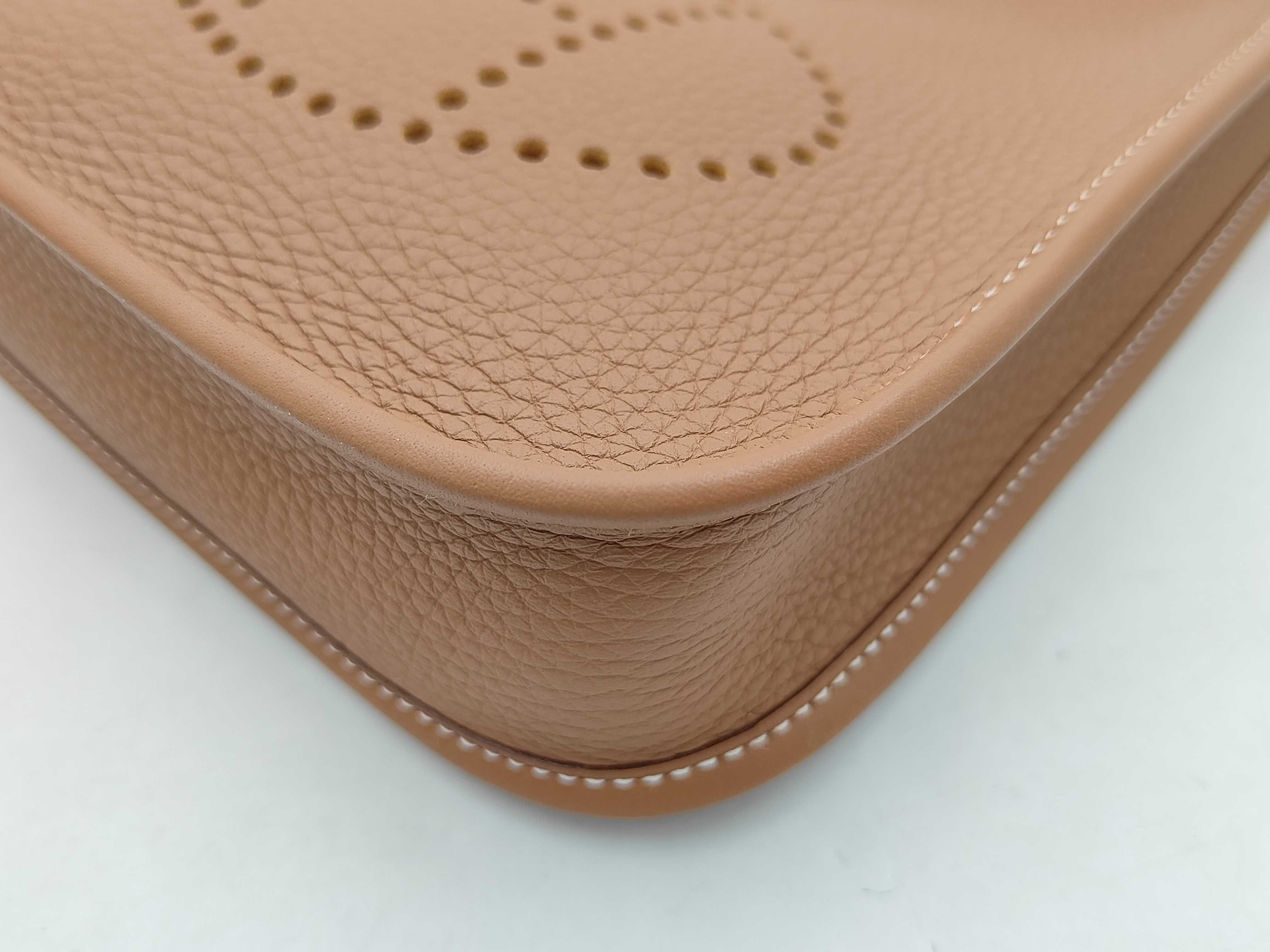 Mini Evelyne 16TPM Amazon Taurillon Clemence Mini Gold Silver Hardware K Stamp Shoulder Bag — view 3