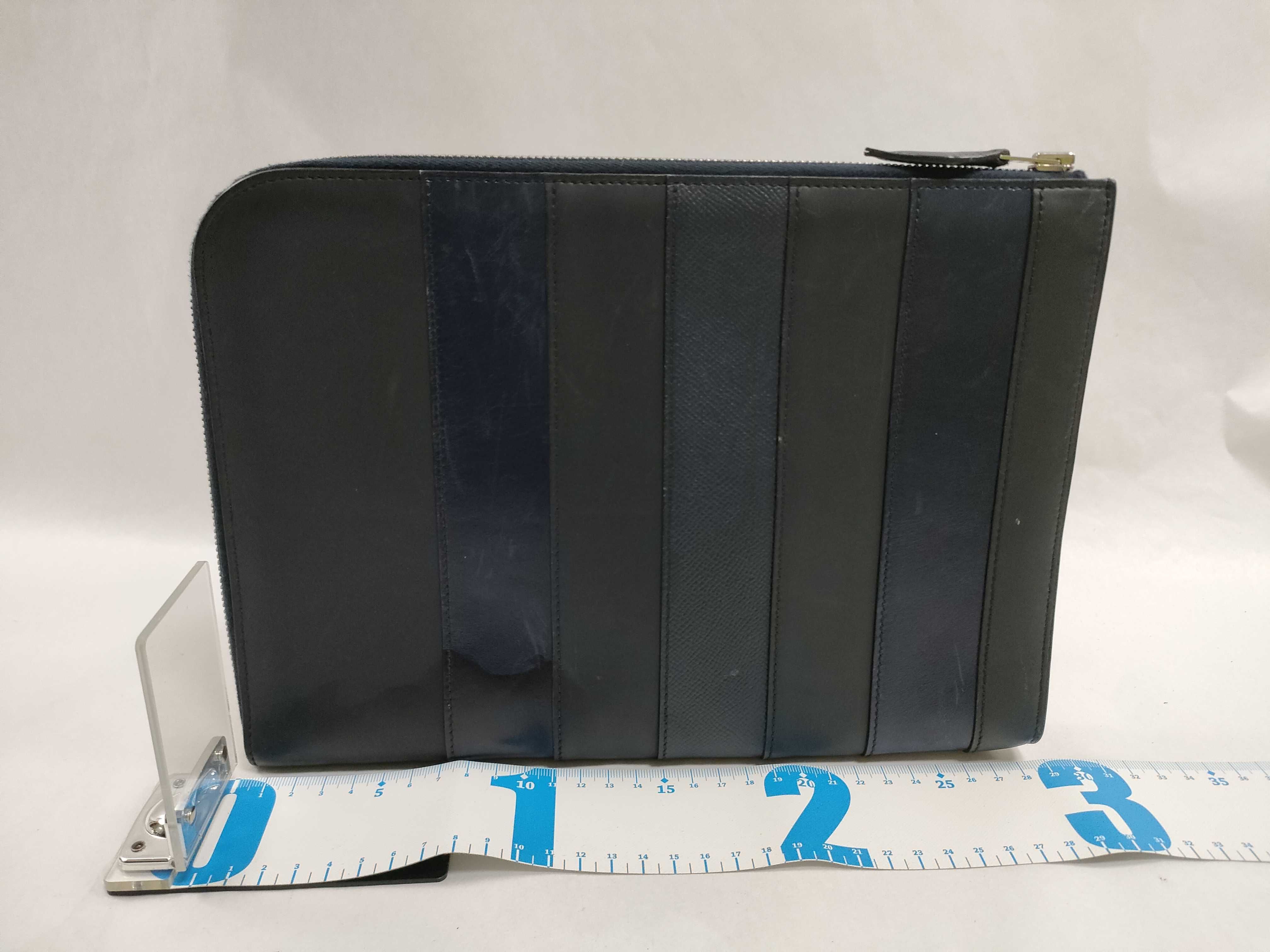 Zip Computer Stripe Clutch Bag — view 2