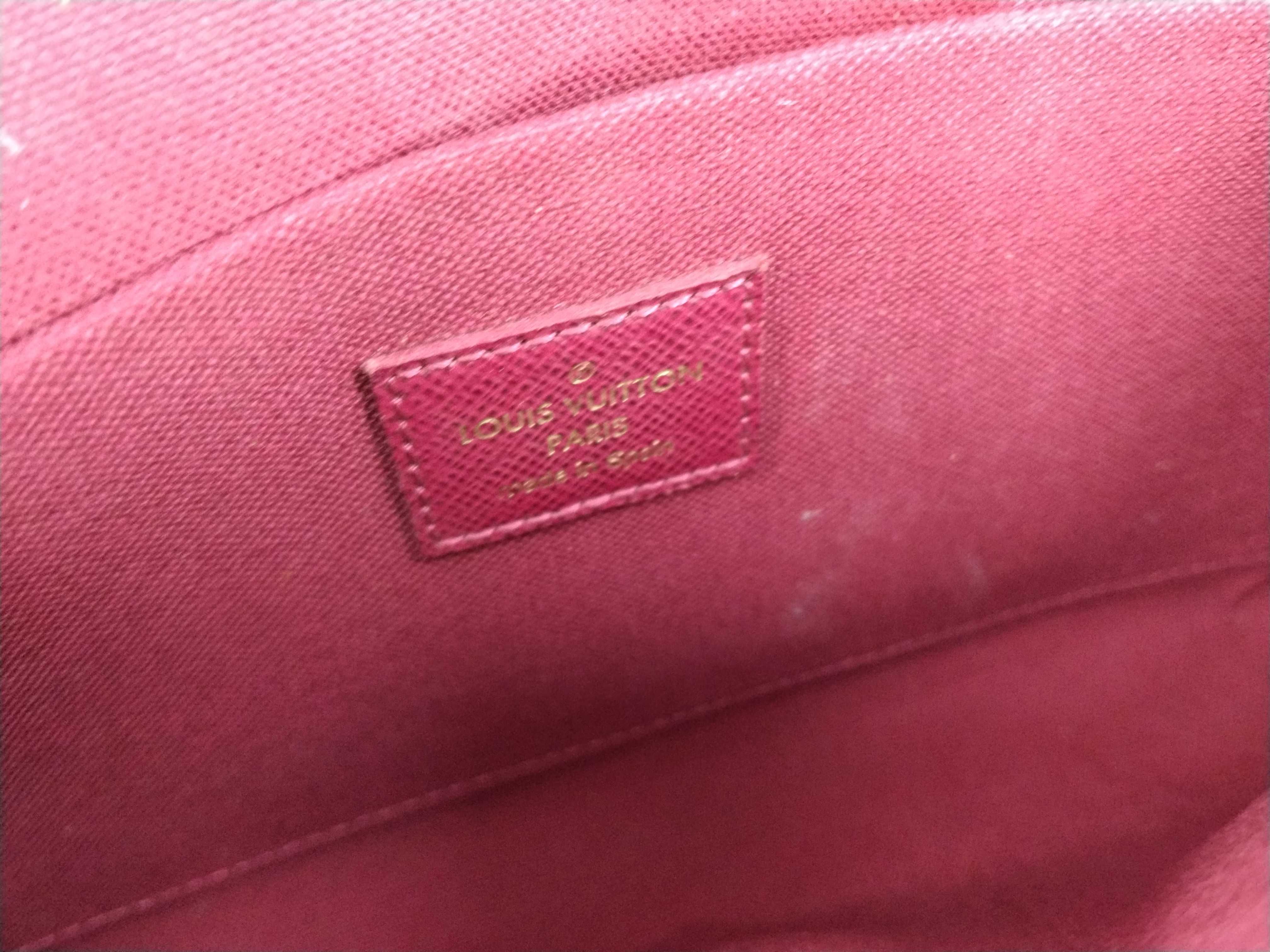 Monogram Louis Vuitton Pochette Chain Shoulder Bag — view 11