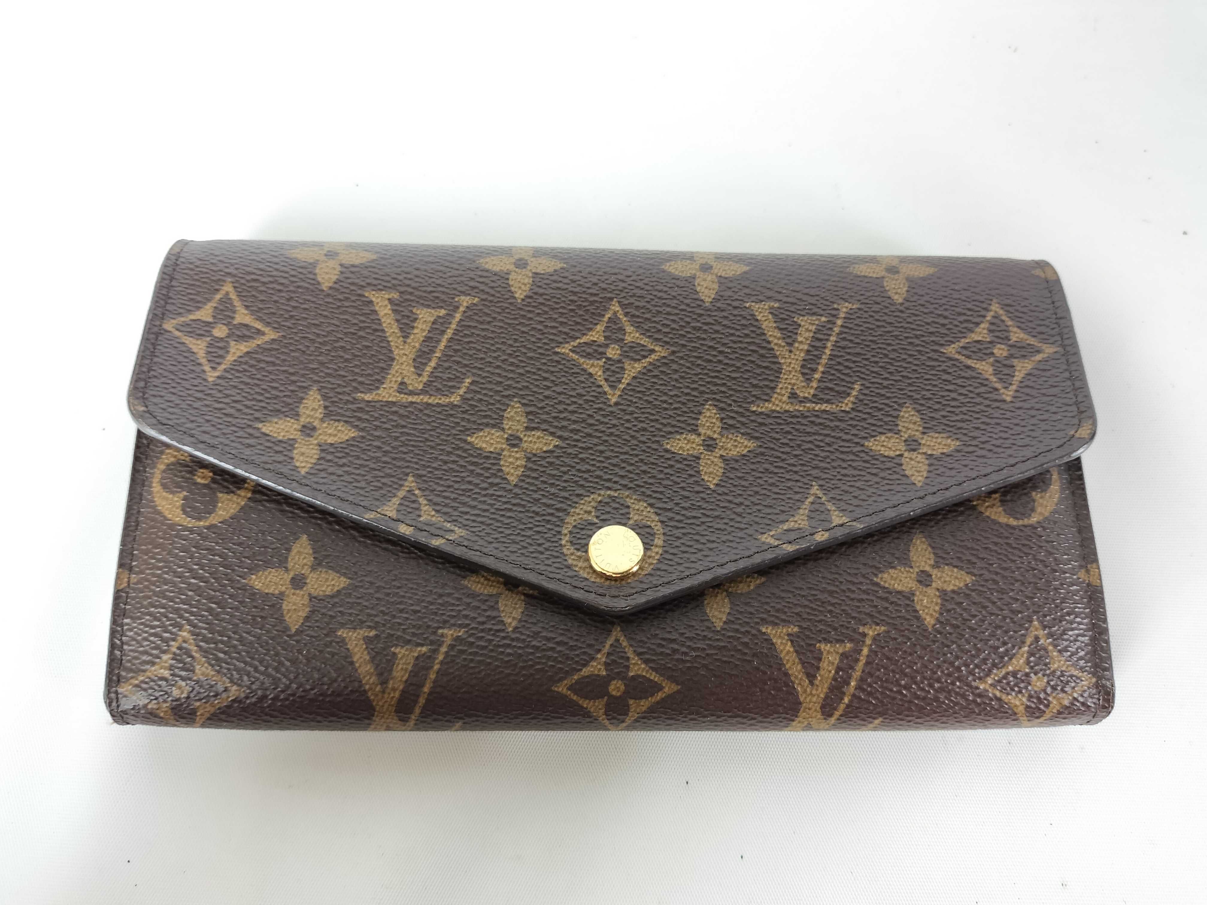 Monogram M62235 Portefeuille Sarah Fuchsia Wallet