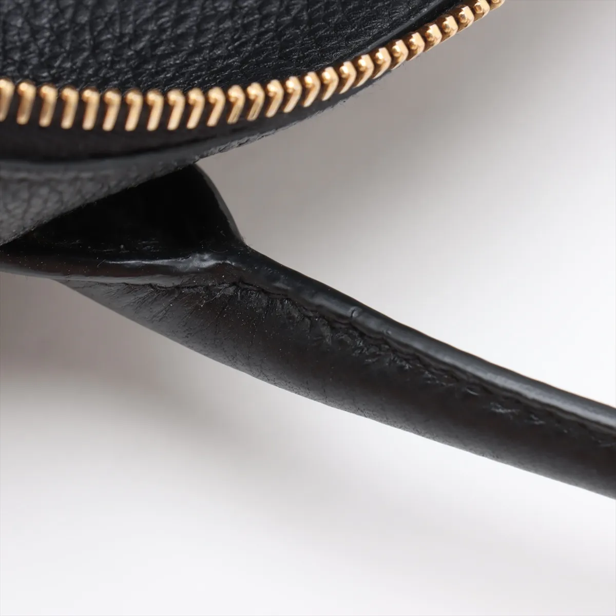 Vitello Daino Leather 2-Way Handbag, Black, 1BA111, Unsigned Guarantee Card — view 12