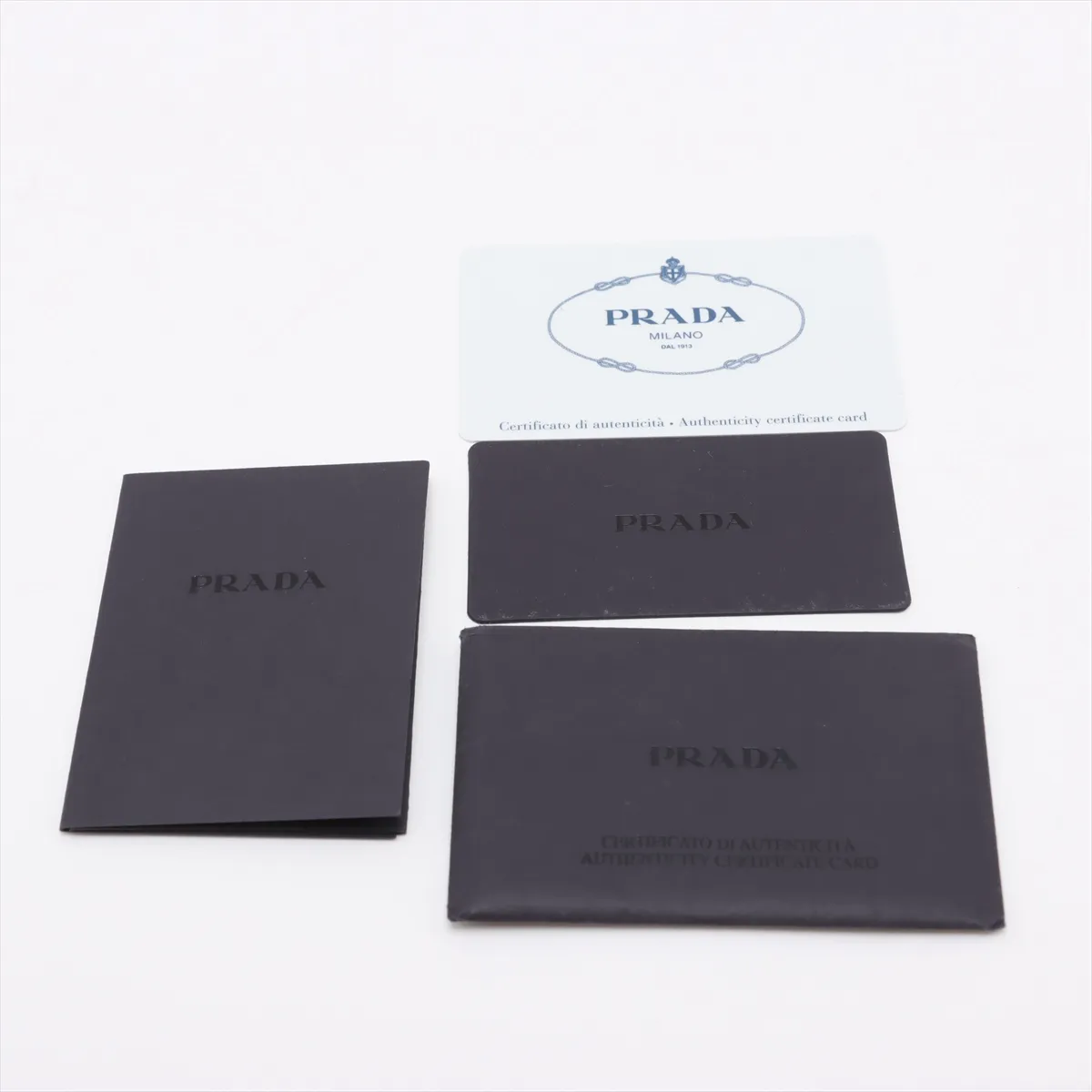 Vitello Daino Leather 2-Way Handbag, Black, 1BA111, Unsigned Guarantee Card — view 15