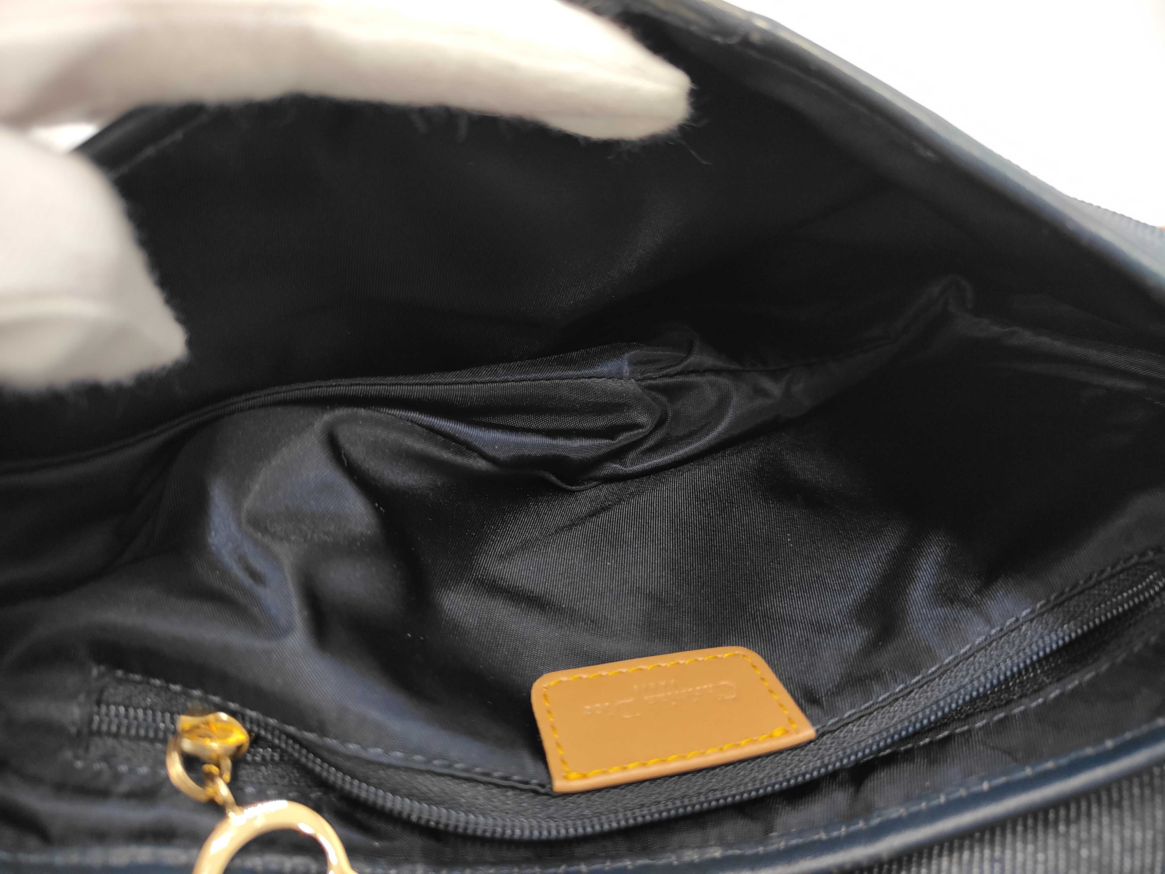 D-shaped buckle saddle bag denim bag — view 9