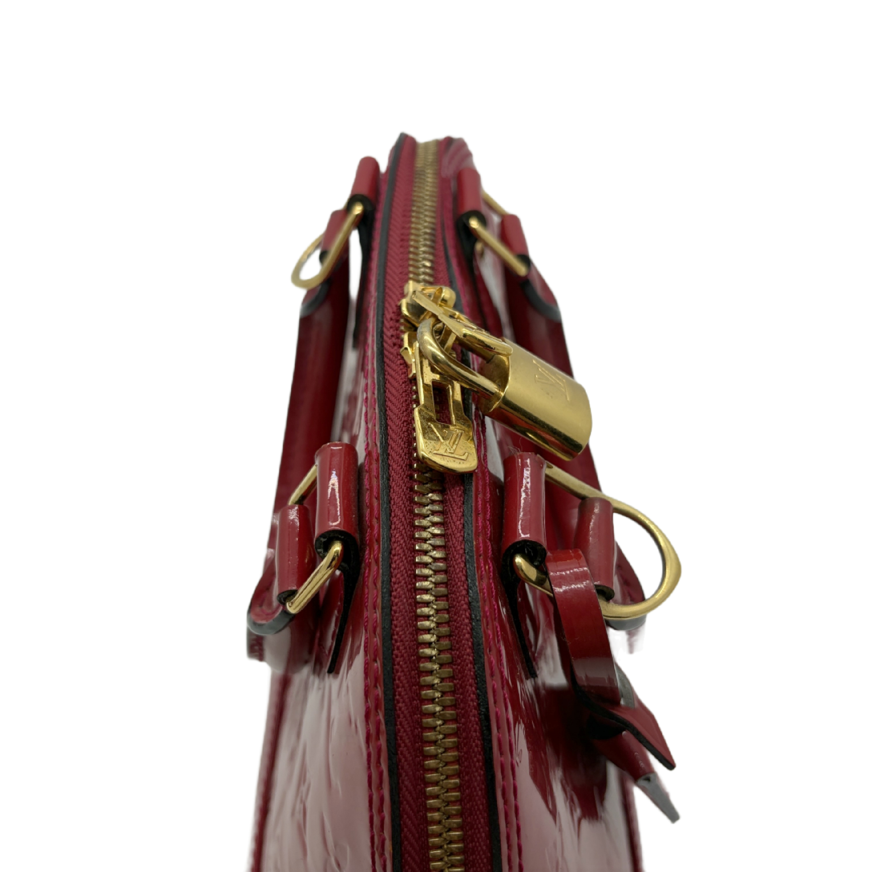 Monogram Vernis Alma BB 2-Way Shoulder Bag — view 11