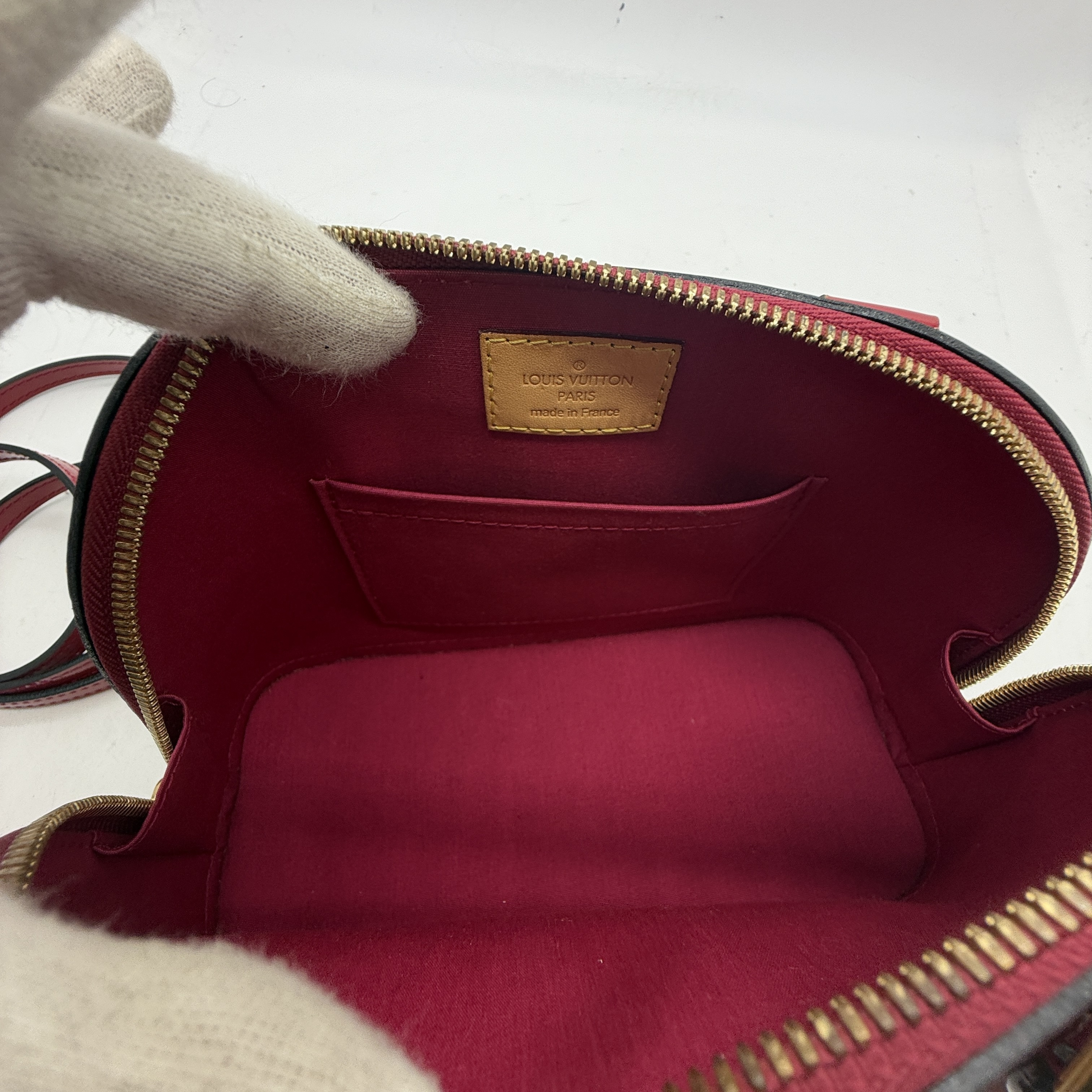 Monogram Vernis Alma BB 2-Way Shoulder Bag — view 14