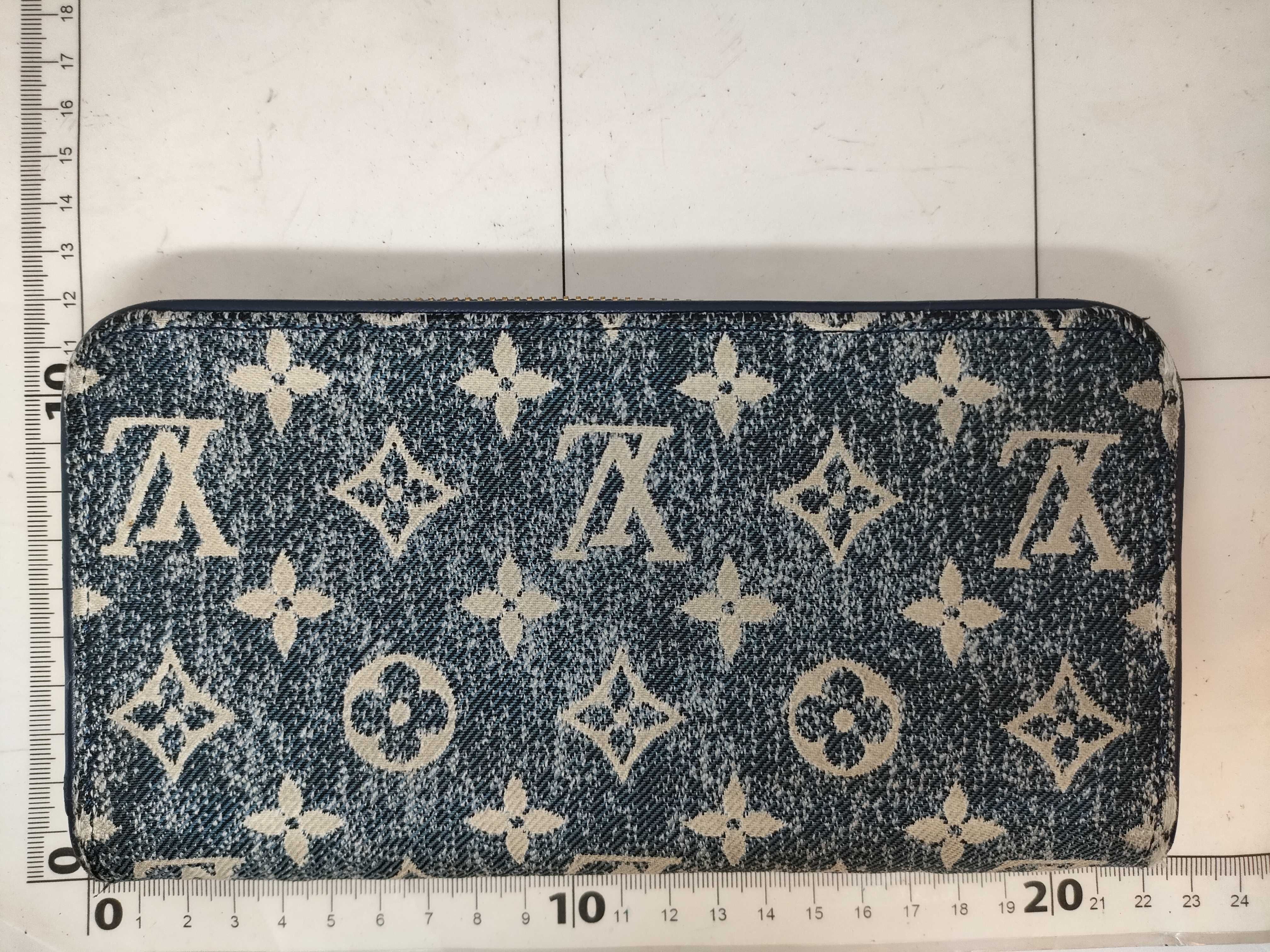 Monogram Denim M81226 Monogram Jacquard Denim Wallet — view 2