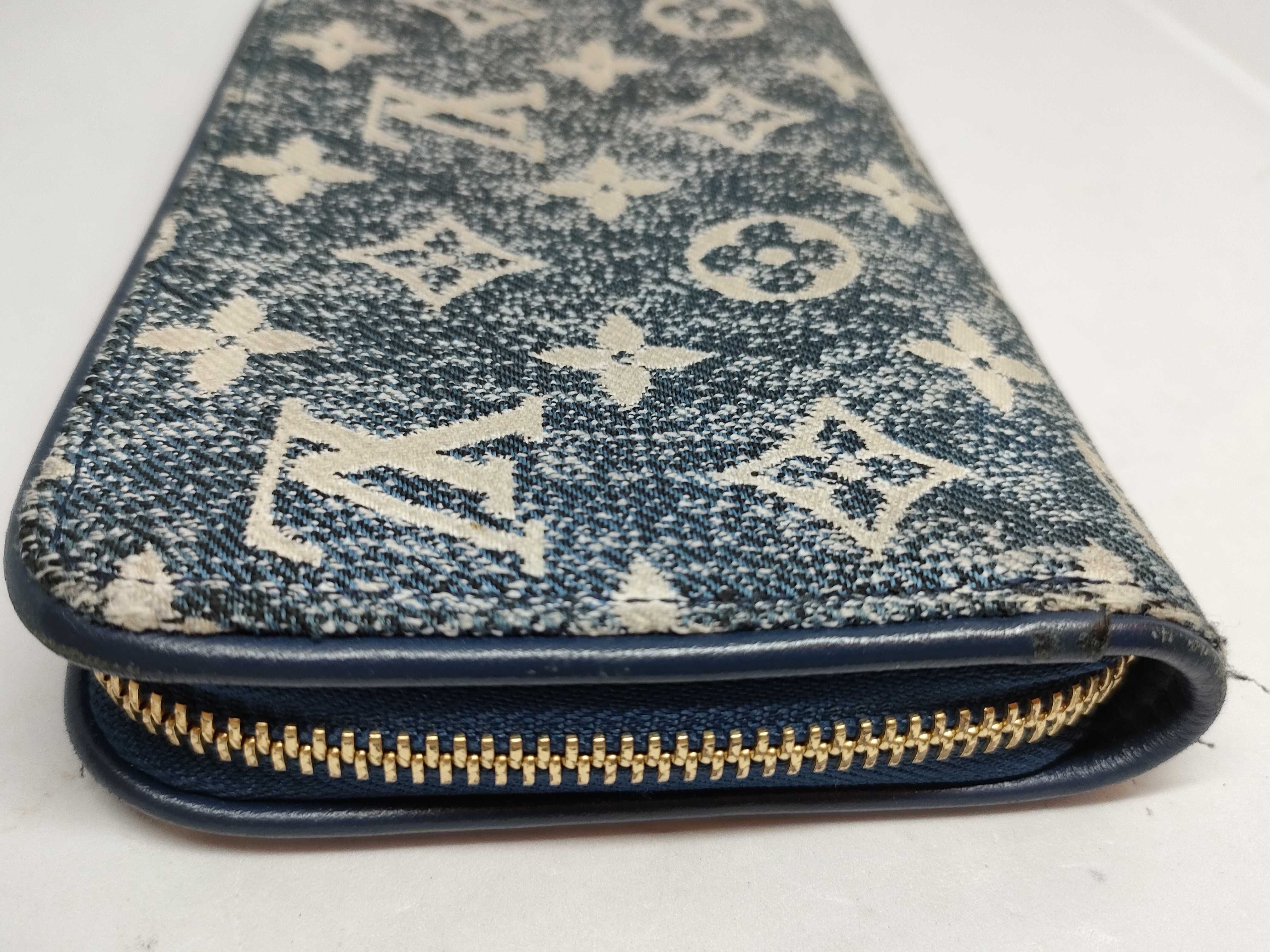Monogram Denim M81226 Monogram Jacquard Denim Wallet — view 4
