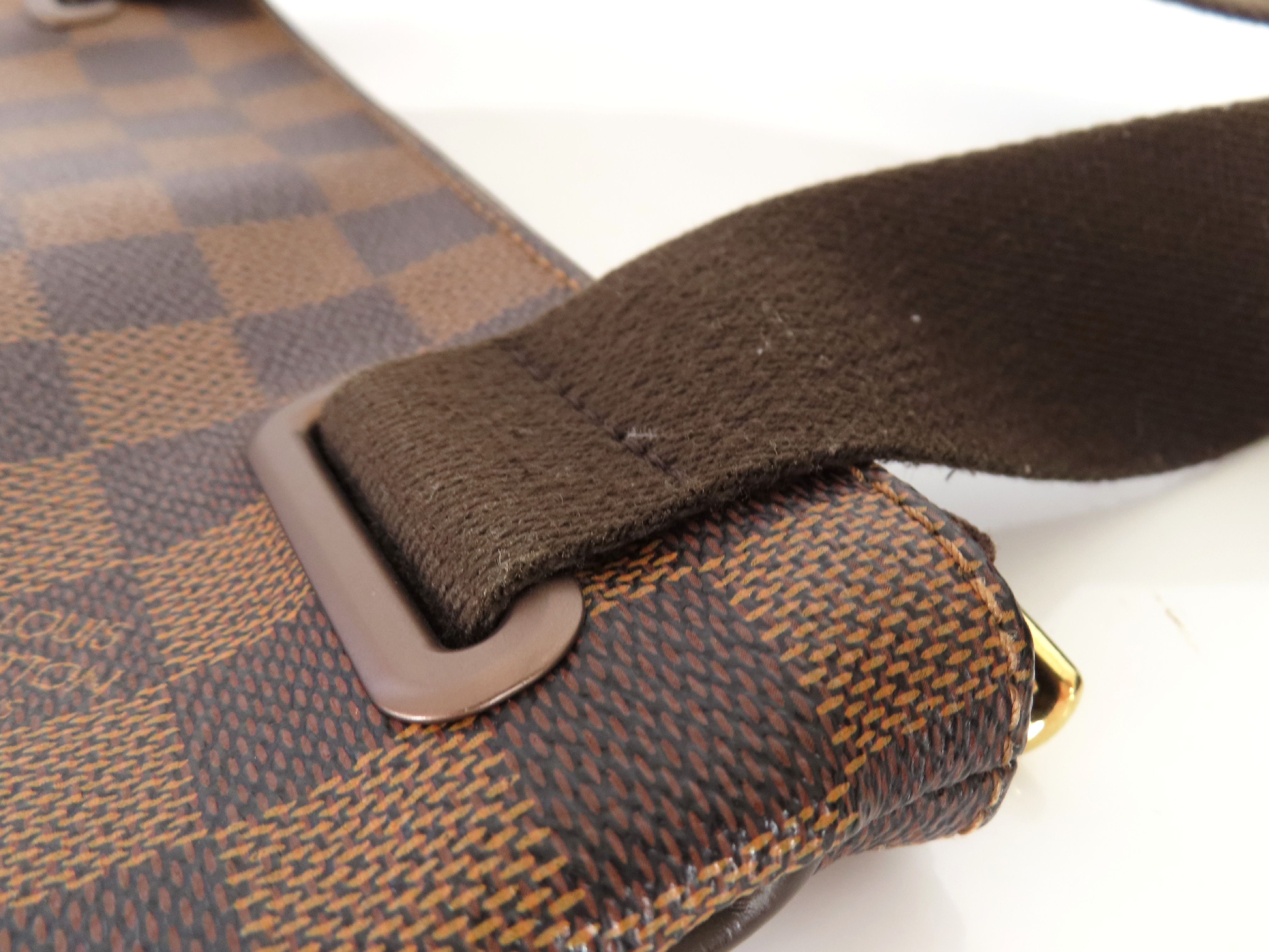Damier Pochette Plat Brooklyn N41100 RI4173 Brown Shoulder Bag — view 5