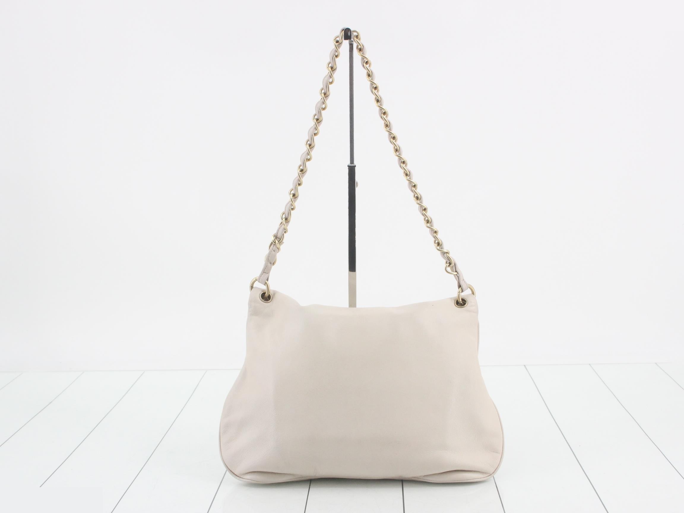 Leather Chain Semi-Shoulder Bag — view 2