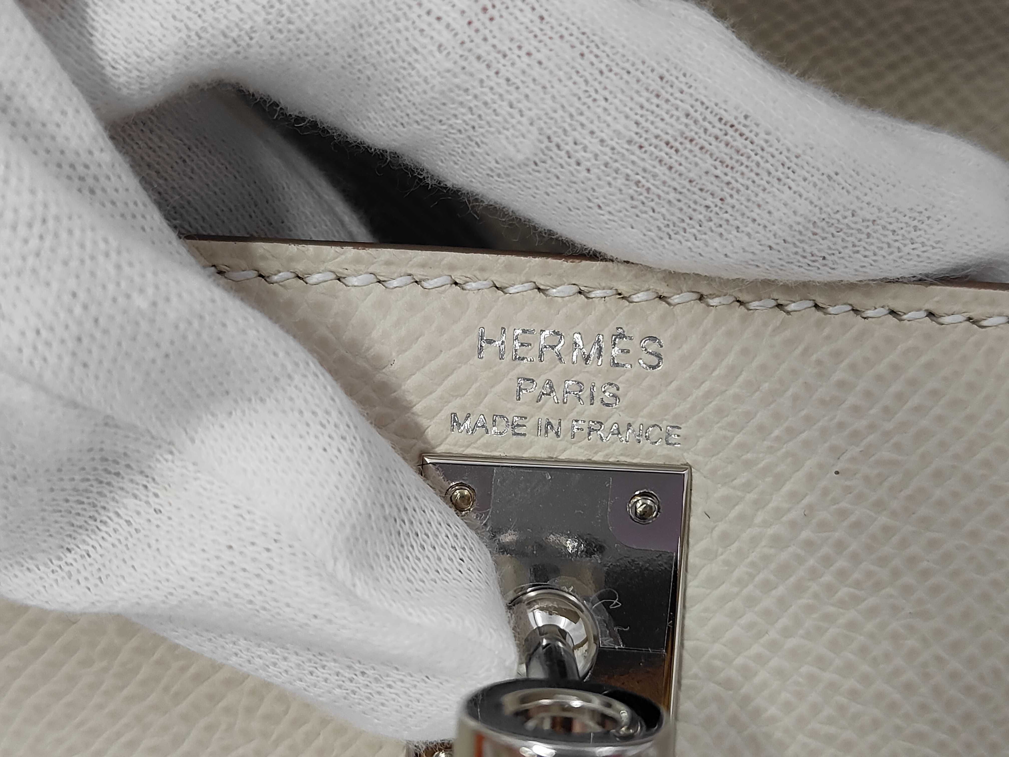 Kelly 25 Handbag, Calfskin, U-stamp — view 12