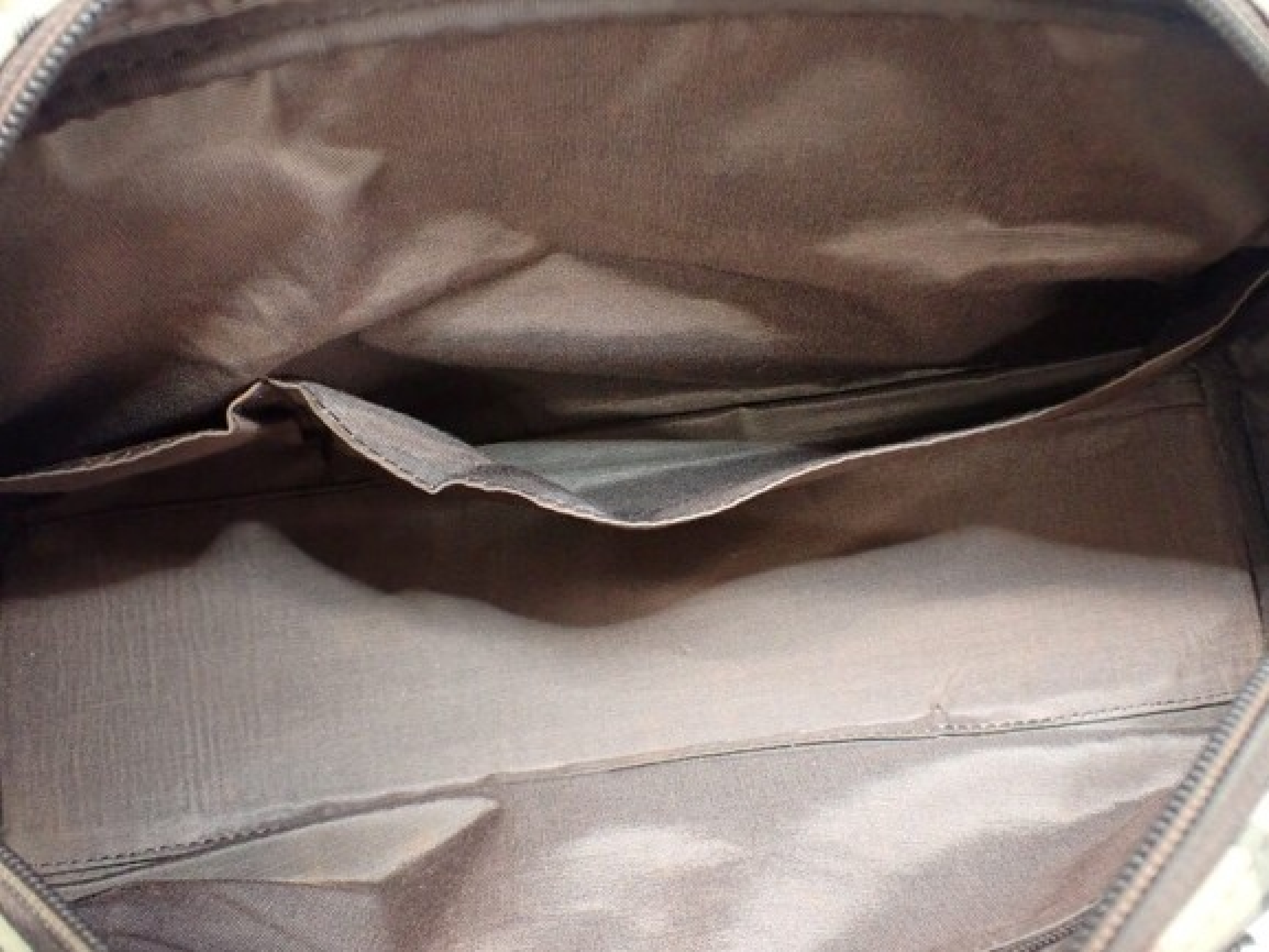 Nova Check Canvas/Leather Semi-Handbag — view 4