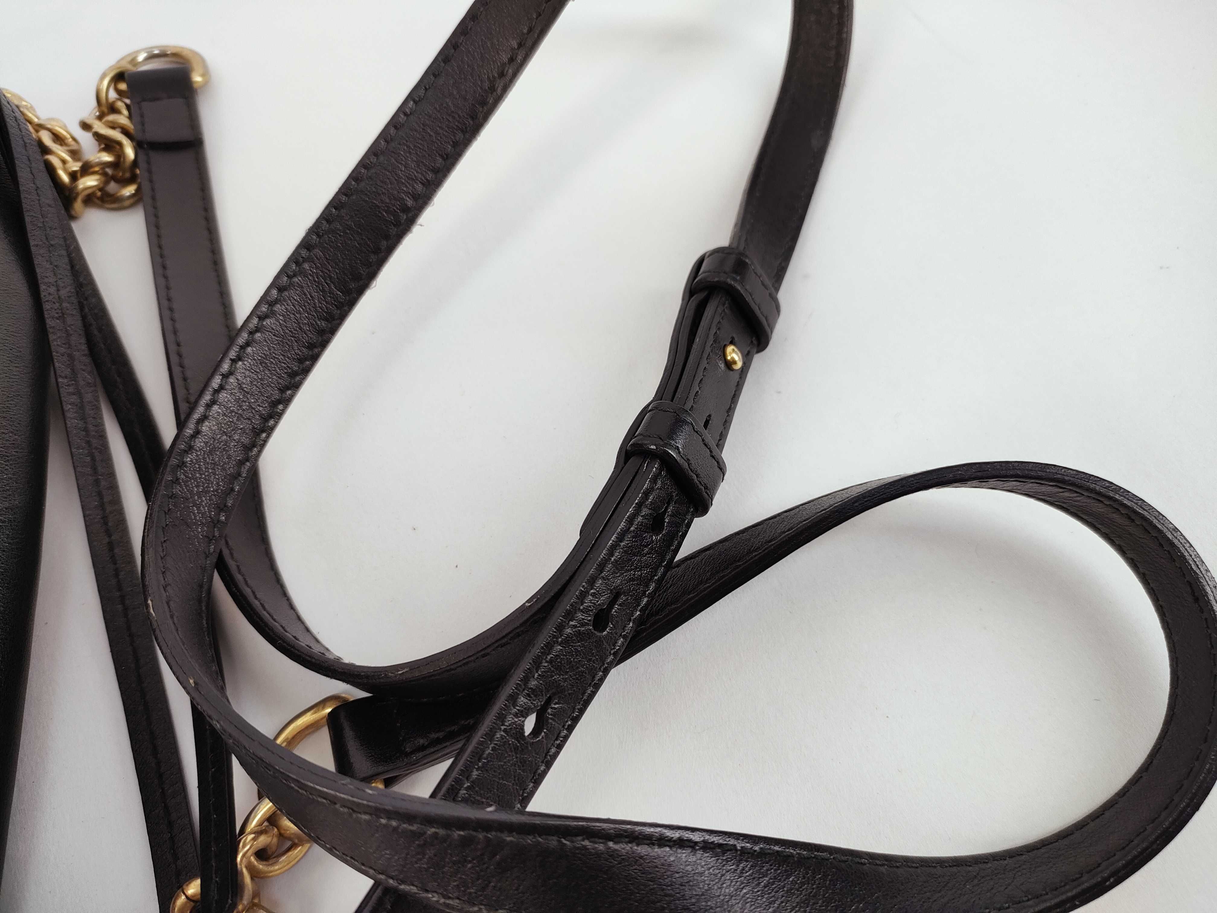 Marmont Gold Metal Chain Shoulder Bag — view 4