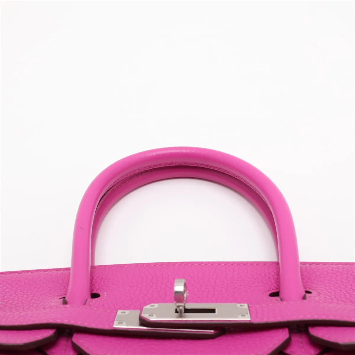 [Individually packaged] Hermes Birkin 30 Letournée Taurillon Clemence Magnolia Silver Hardware C: 2018 — view 6