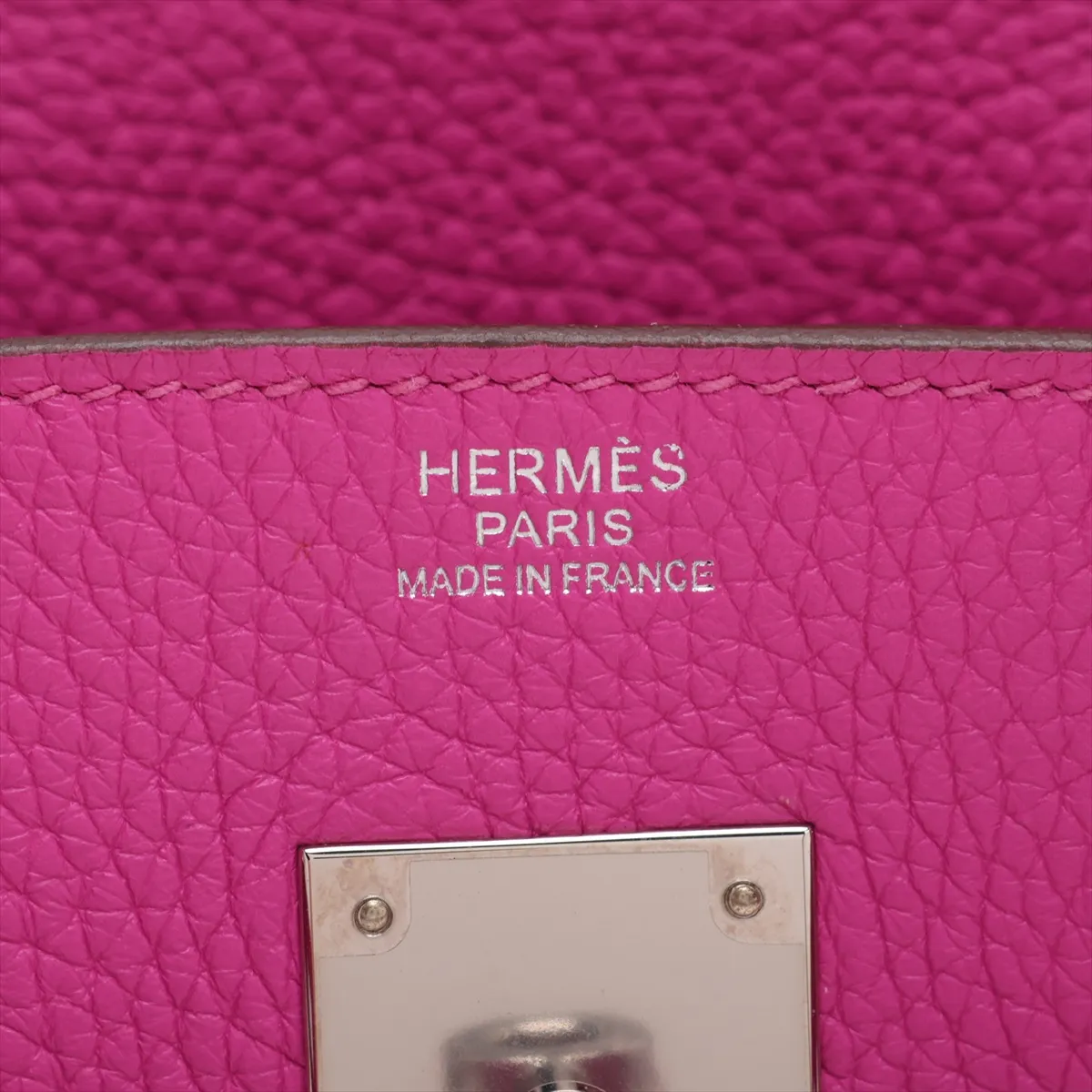 [Individually packaged] Hermes Birkin 30 Letournée Taurillon Clemence Magnolia Silver Hardware C: 2018 — view 10