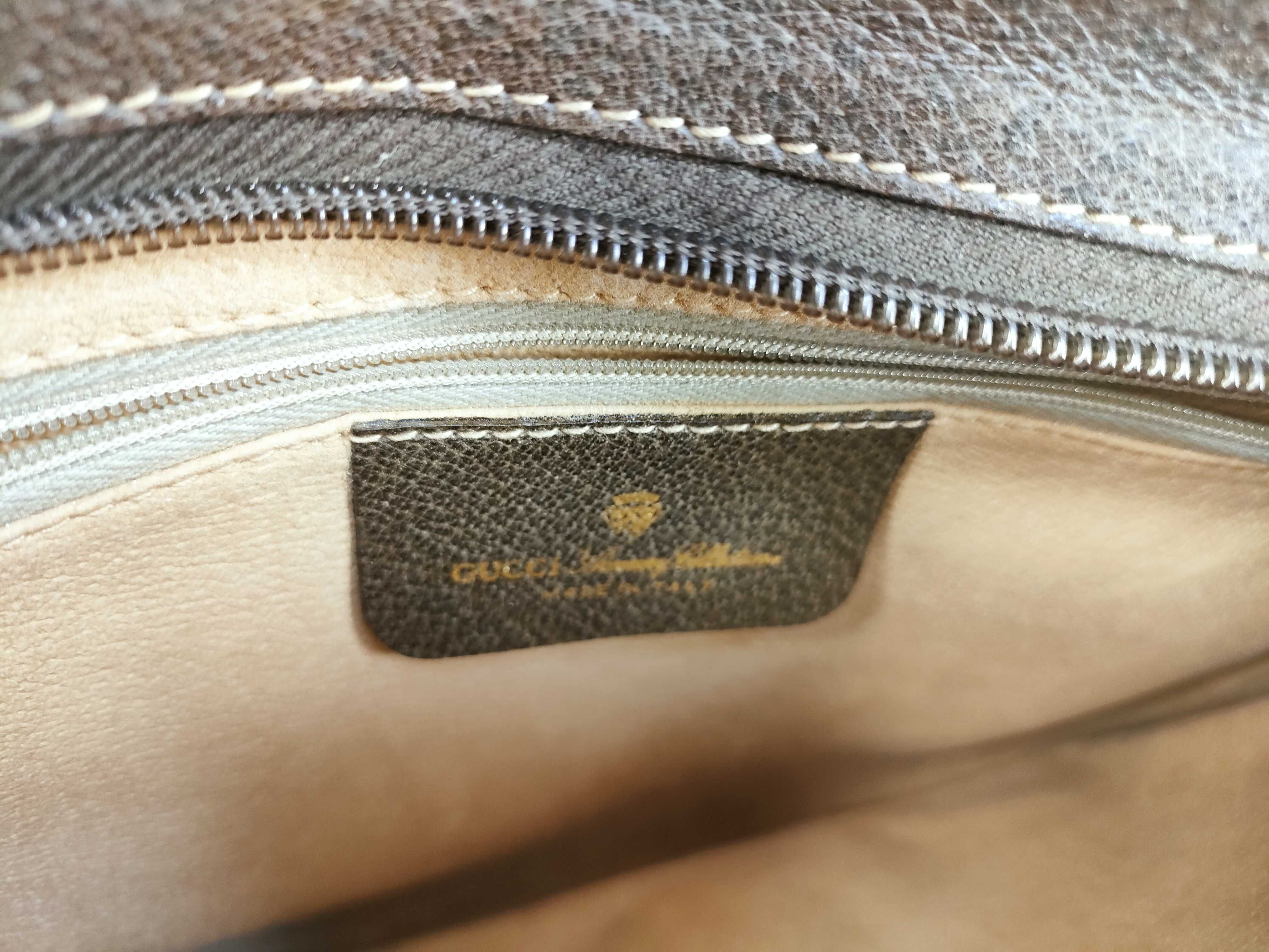 Old GG Sherry Line One-Shoulder Bag — view 11