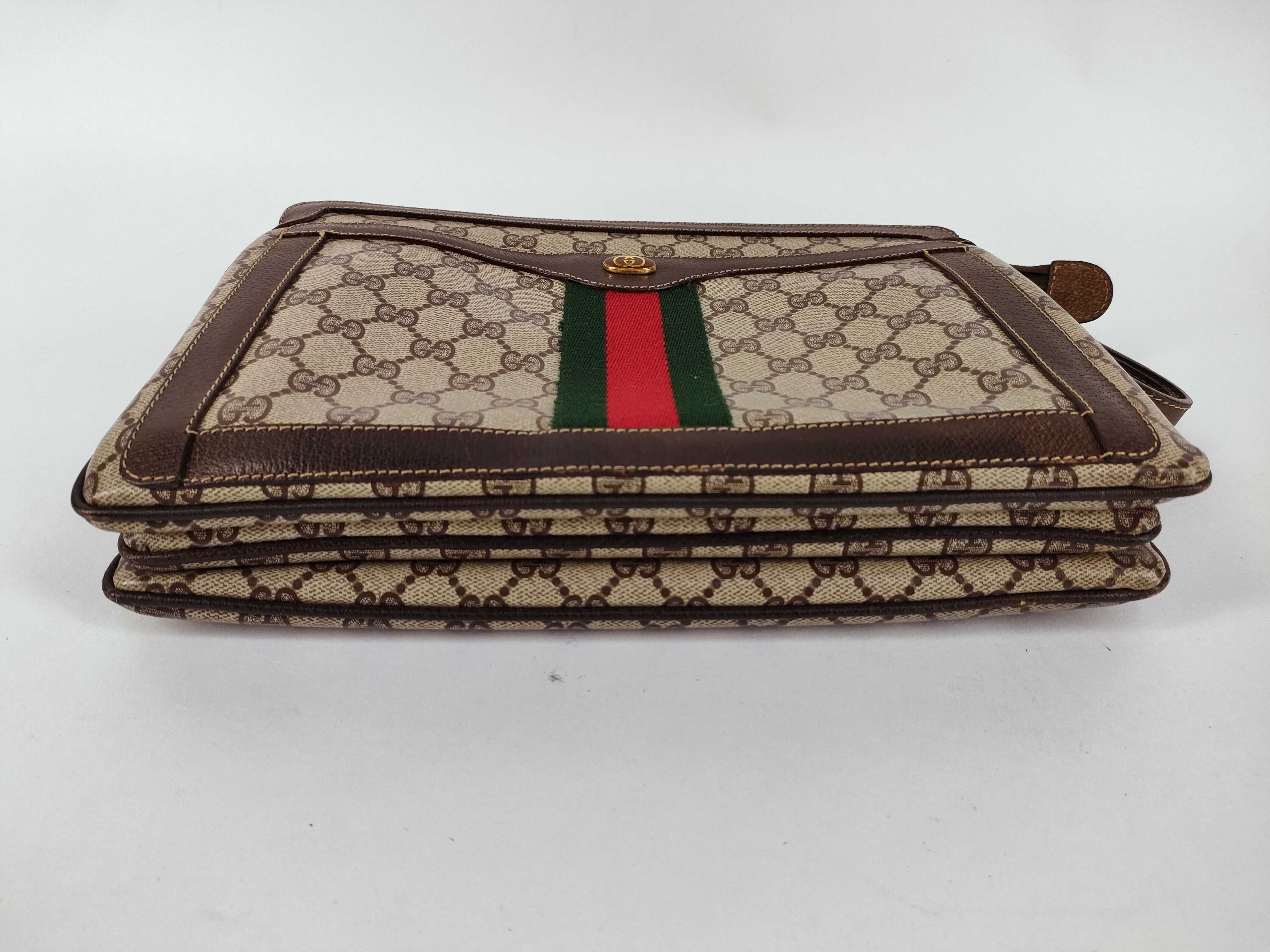 Old GG Sherry Line One-Shoulder Bag — view 7
