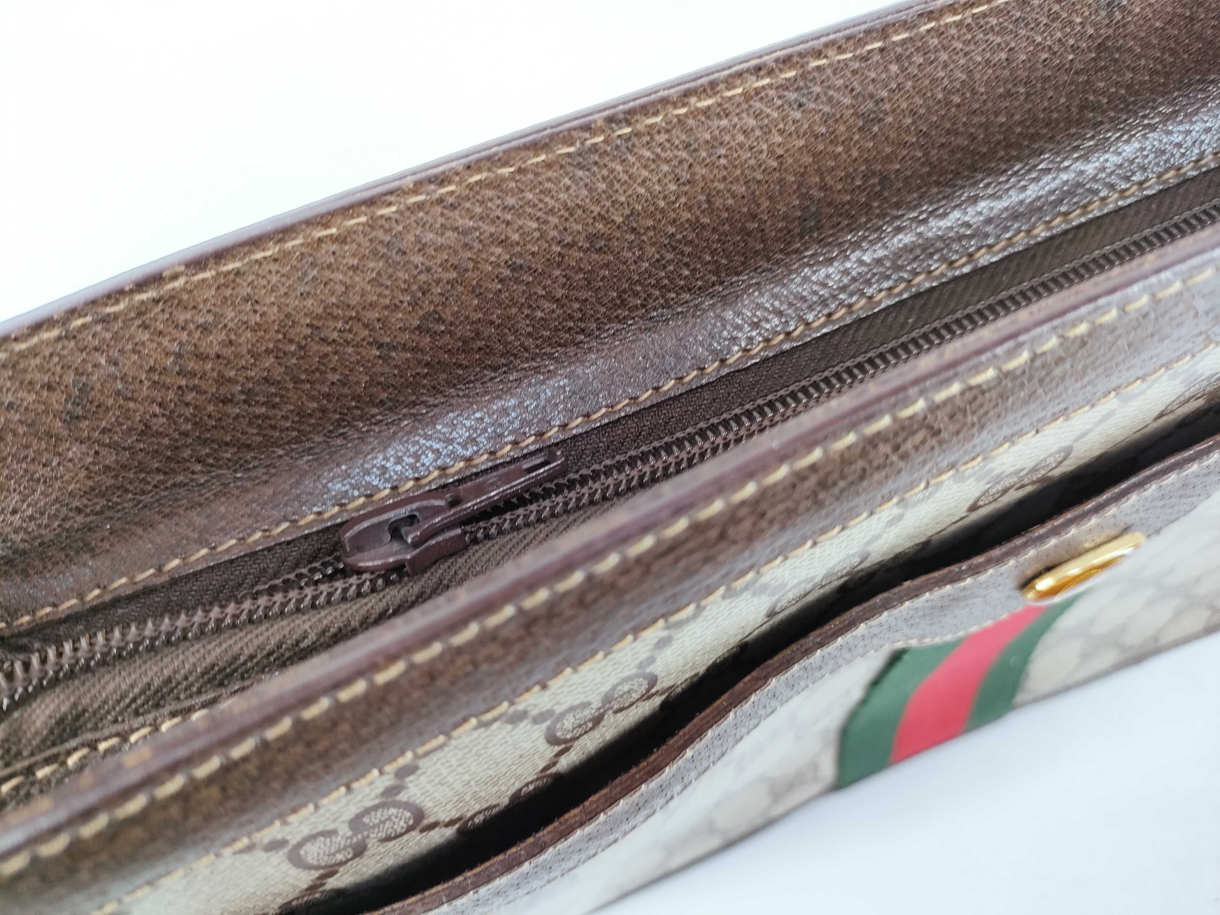 Old GG Sherry Line One-Shoulder Bag — view 8