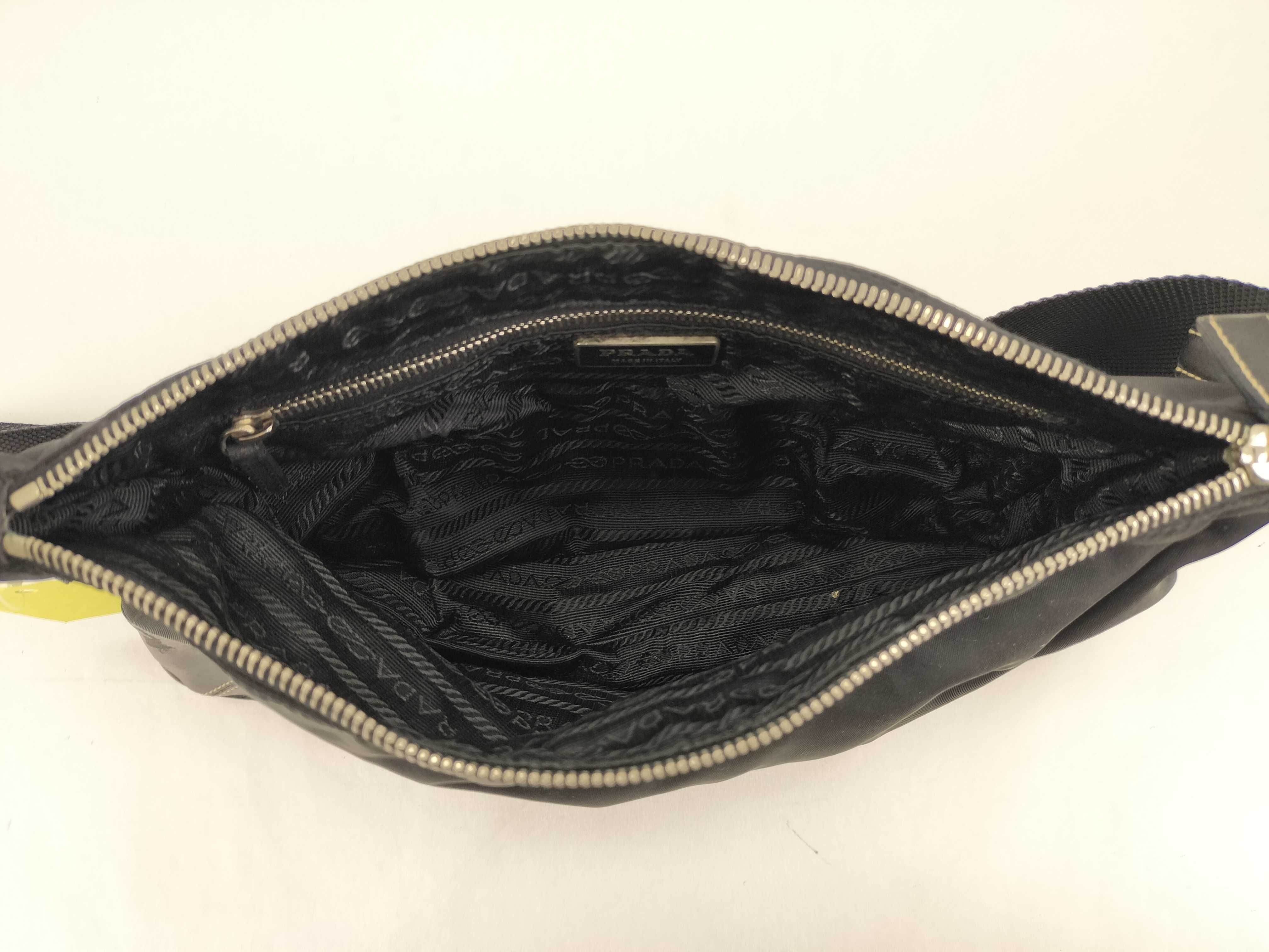 Nylon Triangle Logo Shoulder Bag — view 11