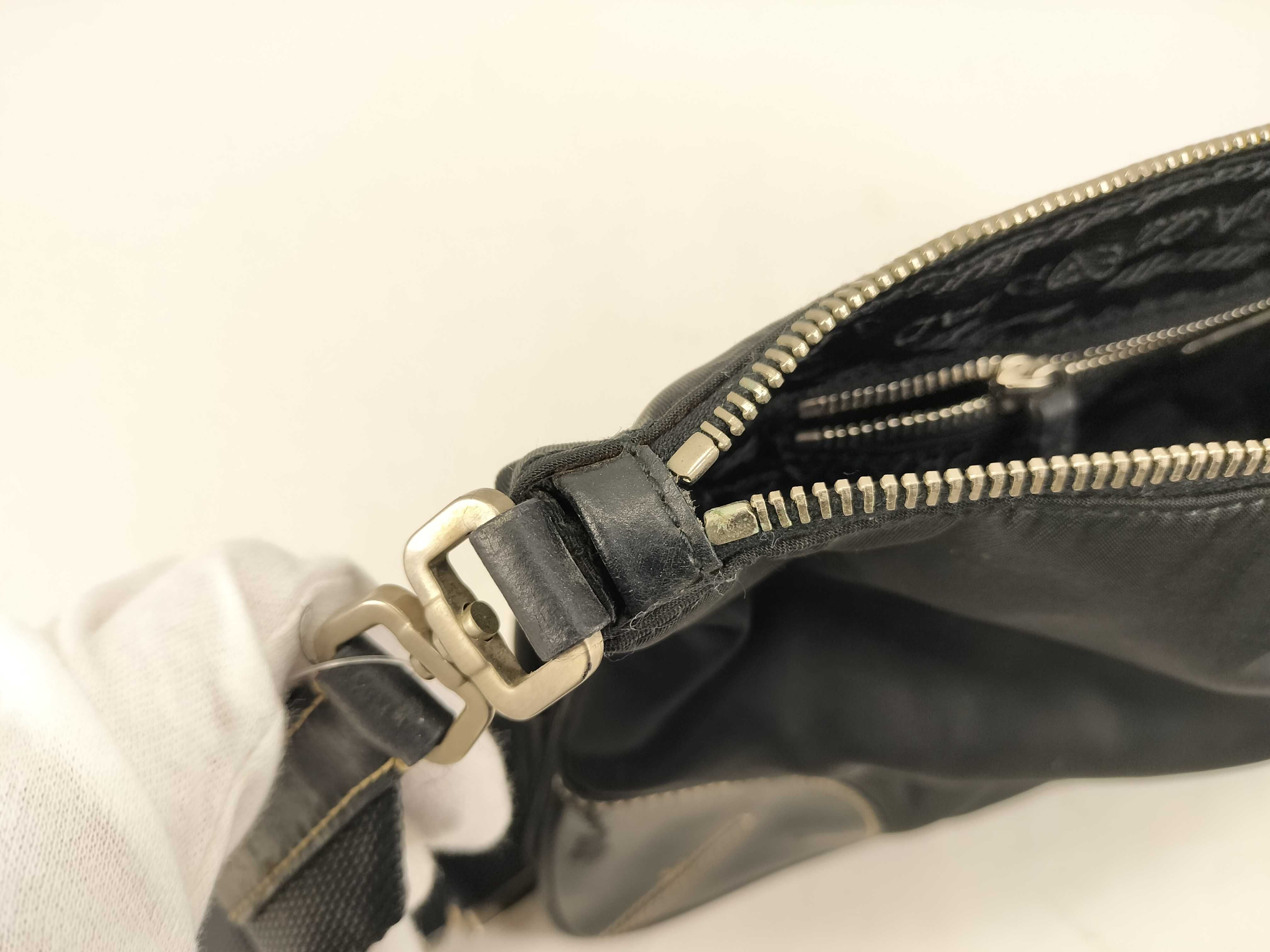 Nylon Triangle Logo Shoulder Bag — view 15