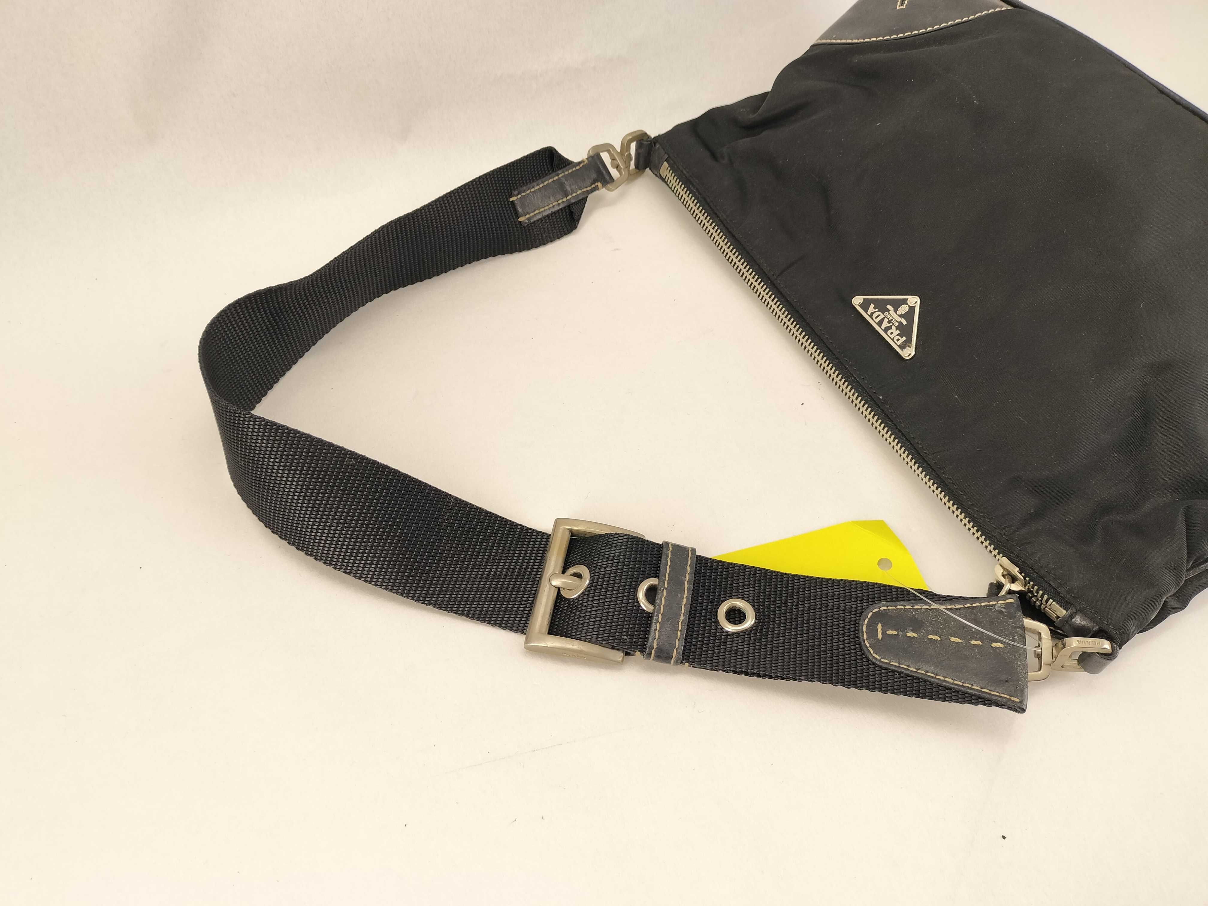 Nylon Triangle Logo Shoulder Bag — view 3