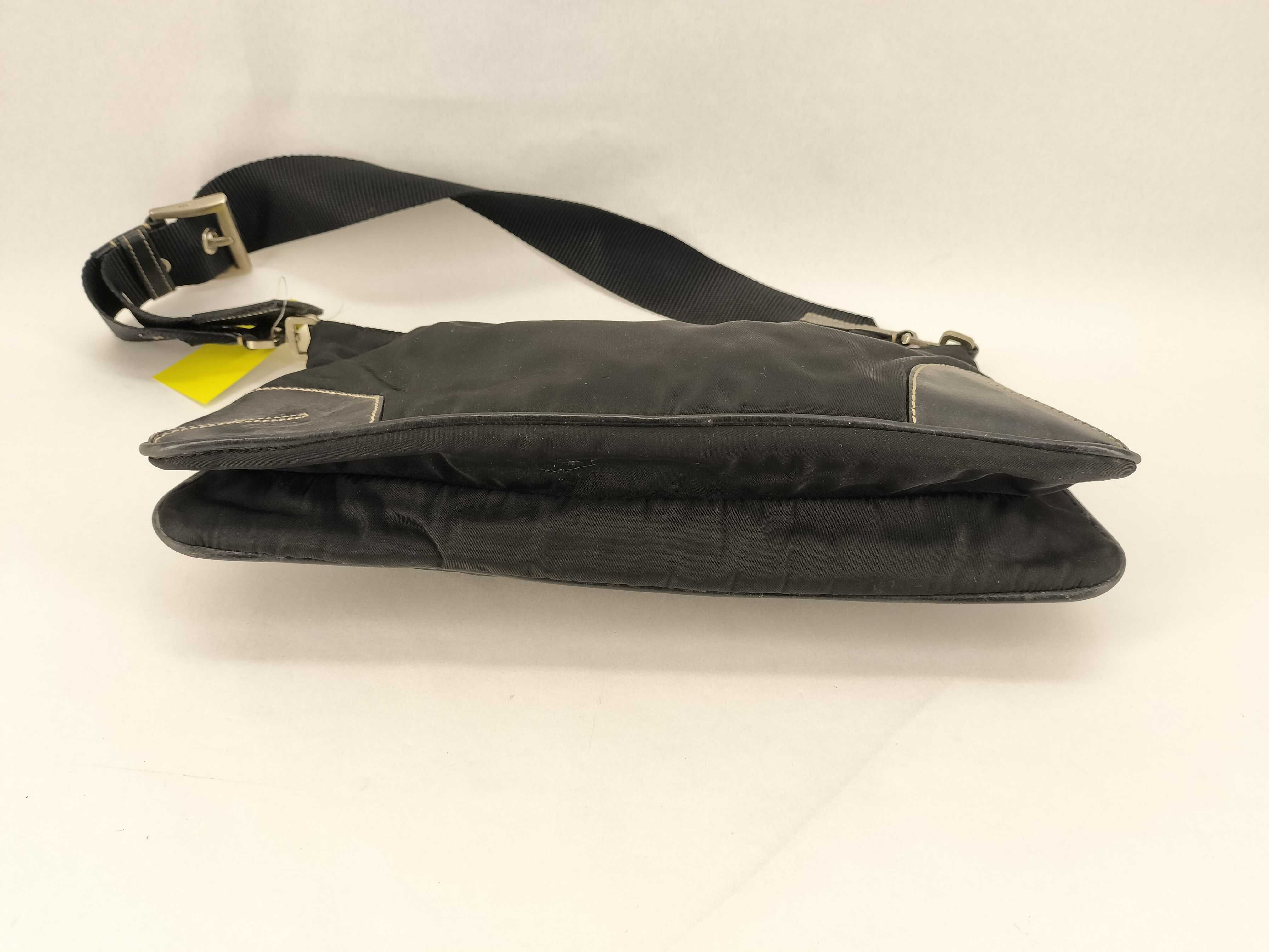 Nylon Triangle Logo Shoulder Bag — view 6