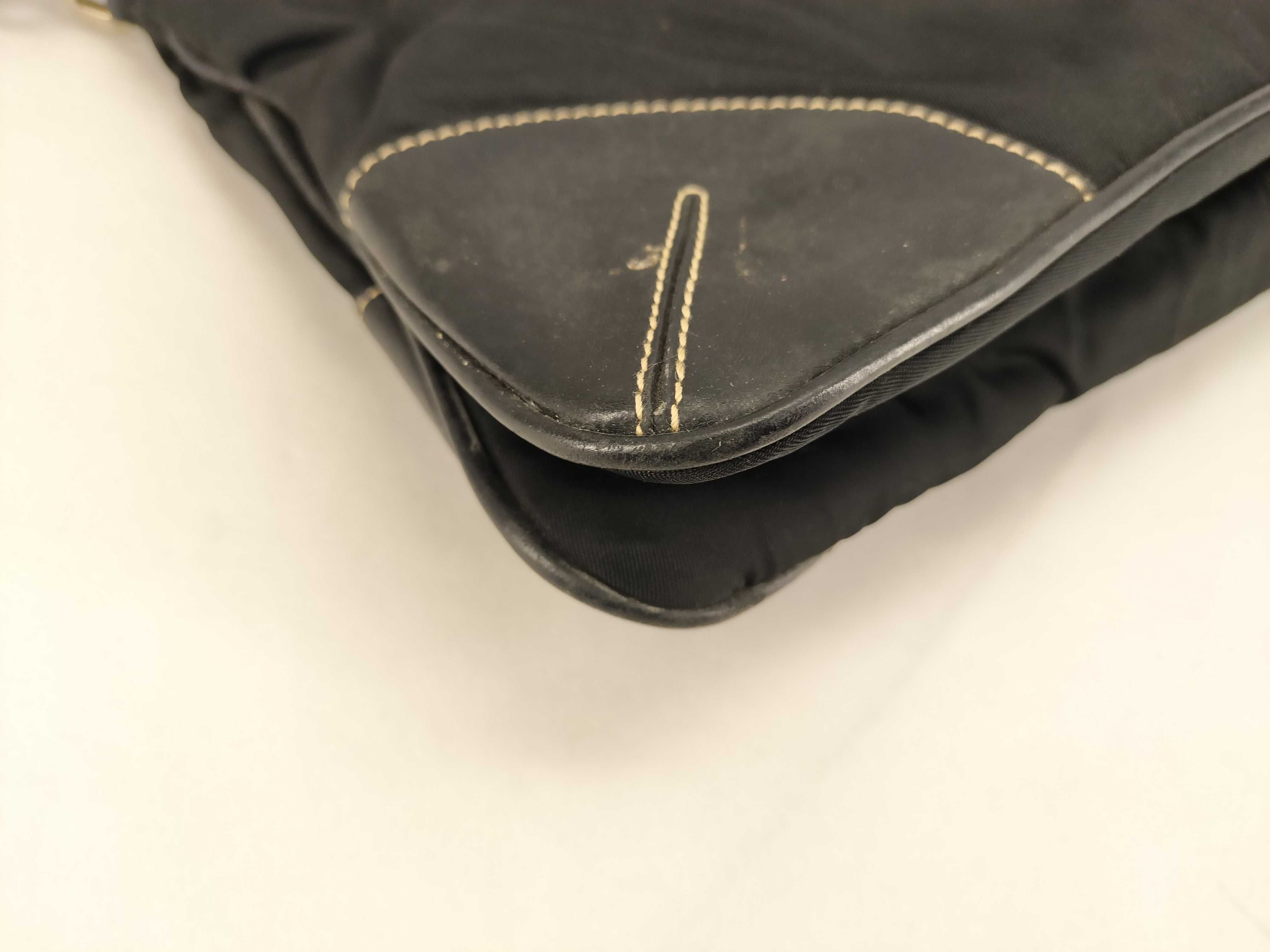 Nylon Triangle Logo Shoulder Bag — view 7