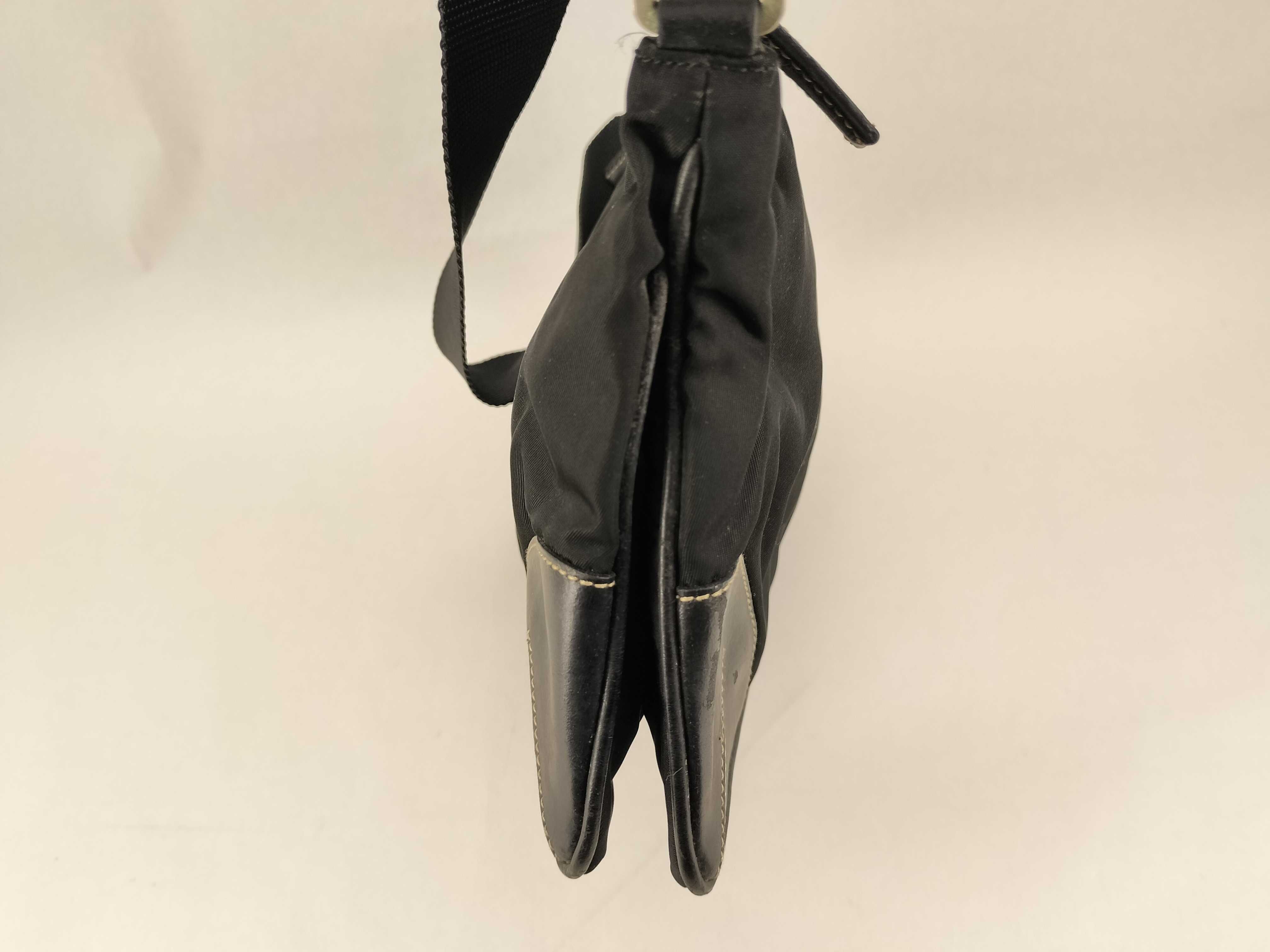 Nylon Triangle Logo Shoulder Bag — view 8