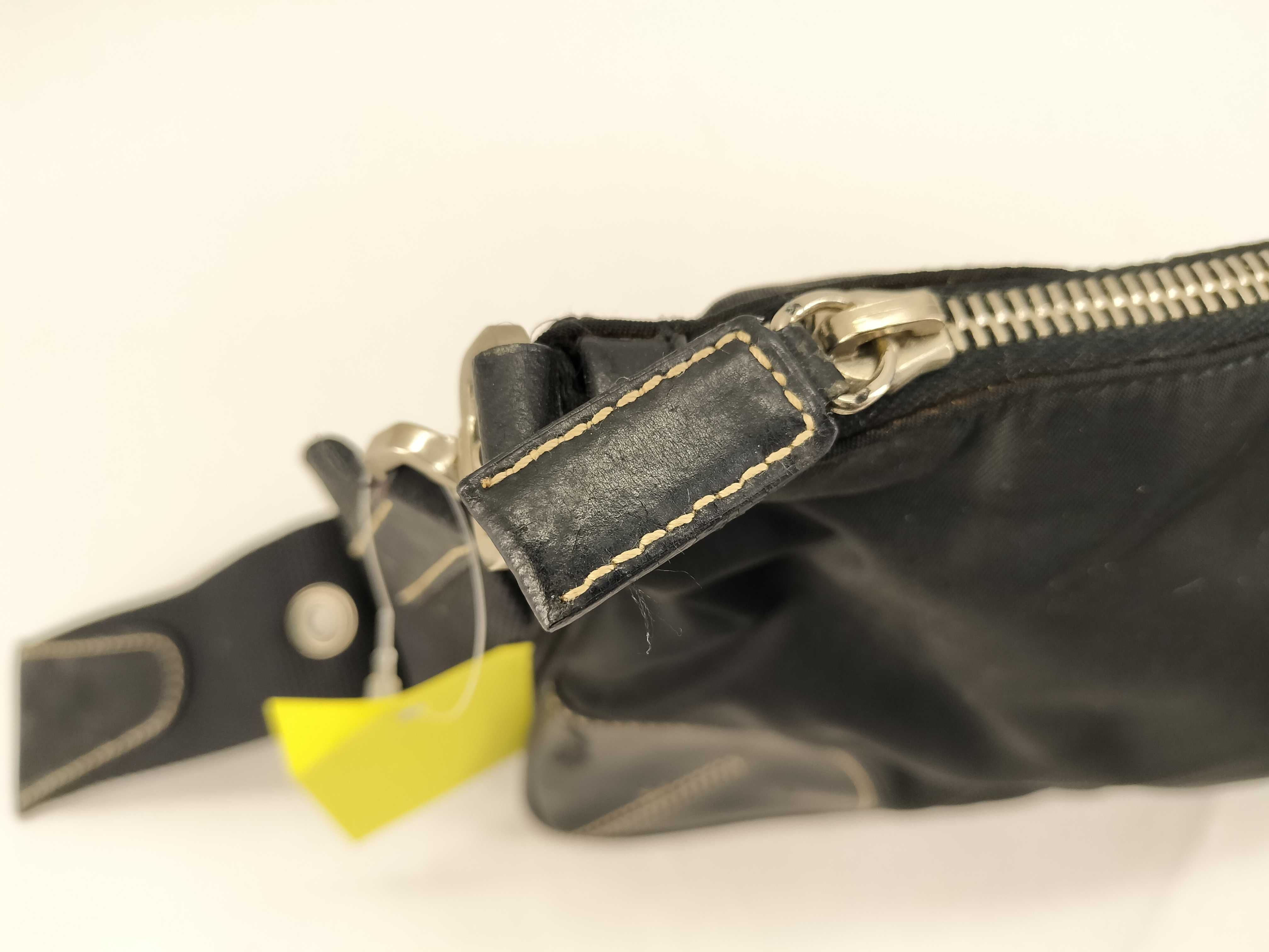 Nylon Triangle Logo Shoulder Bag — view 10