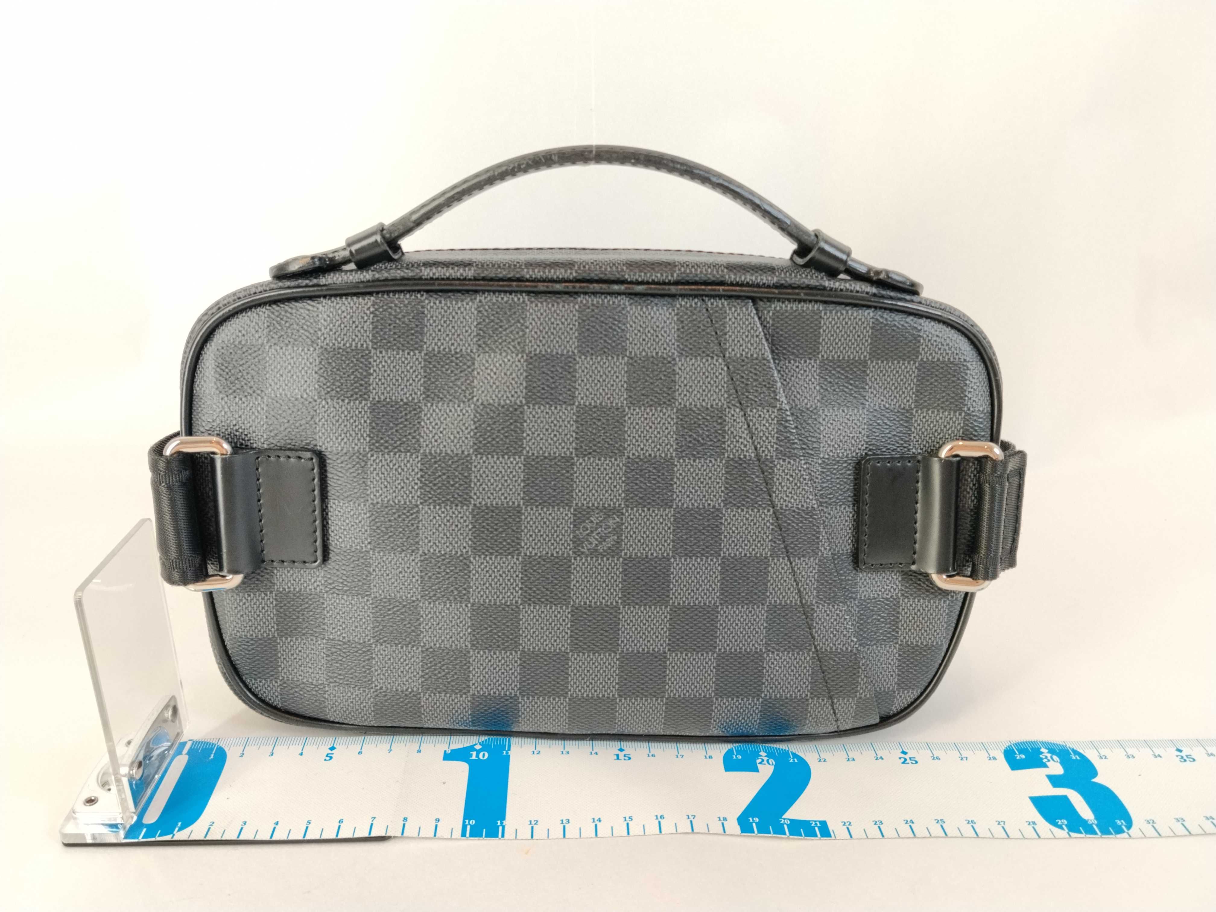 Damier Graphite Ambrelle N41289 Gray MB0136 Shoulder Bag — view 2