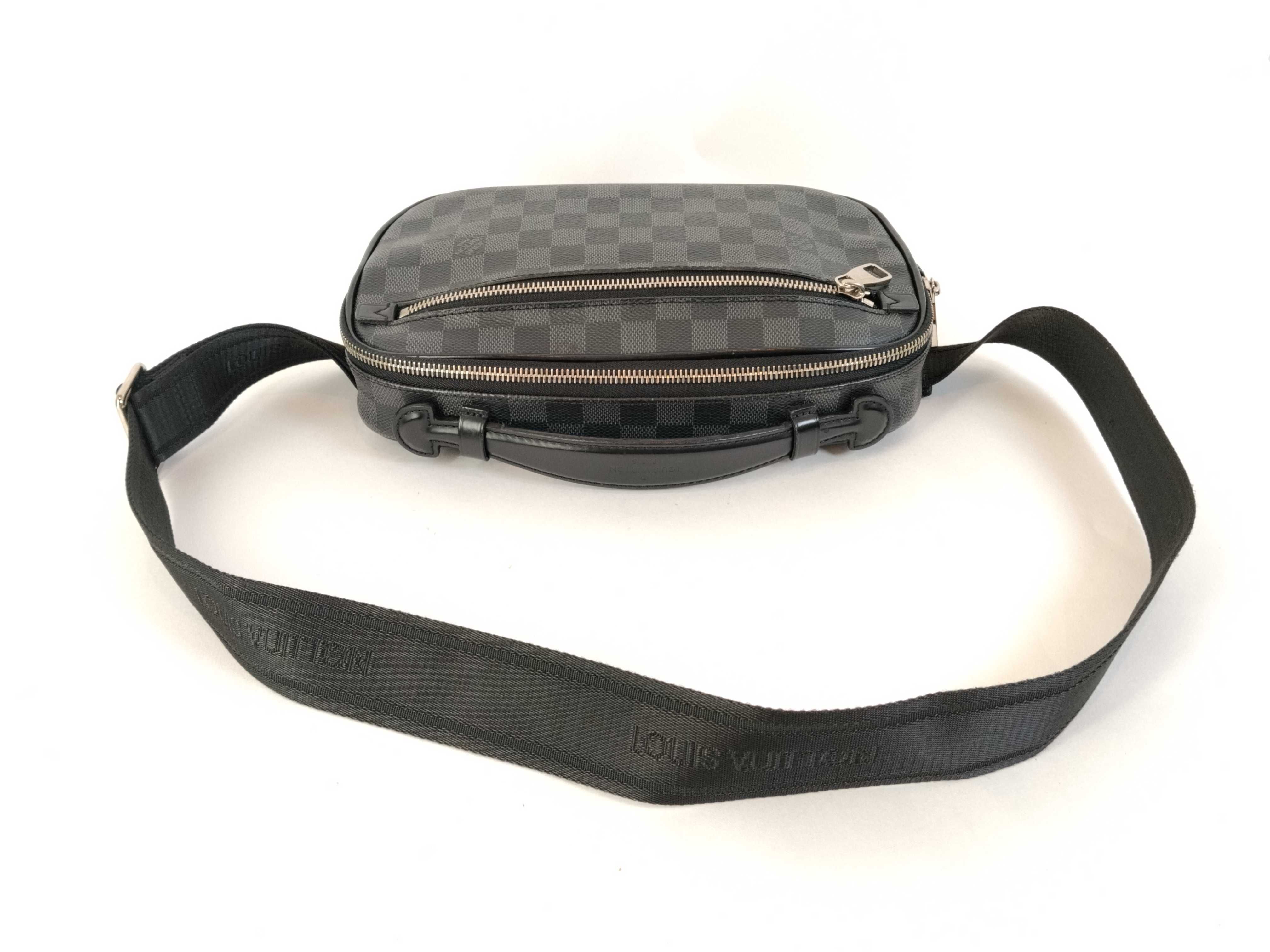 Damier Graphite Ambrelle N41289 Gray MB0136 Shoulder Bag — view 3