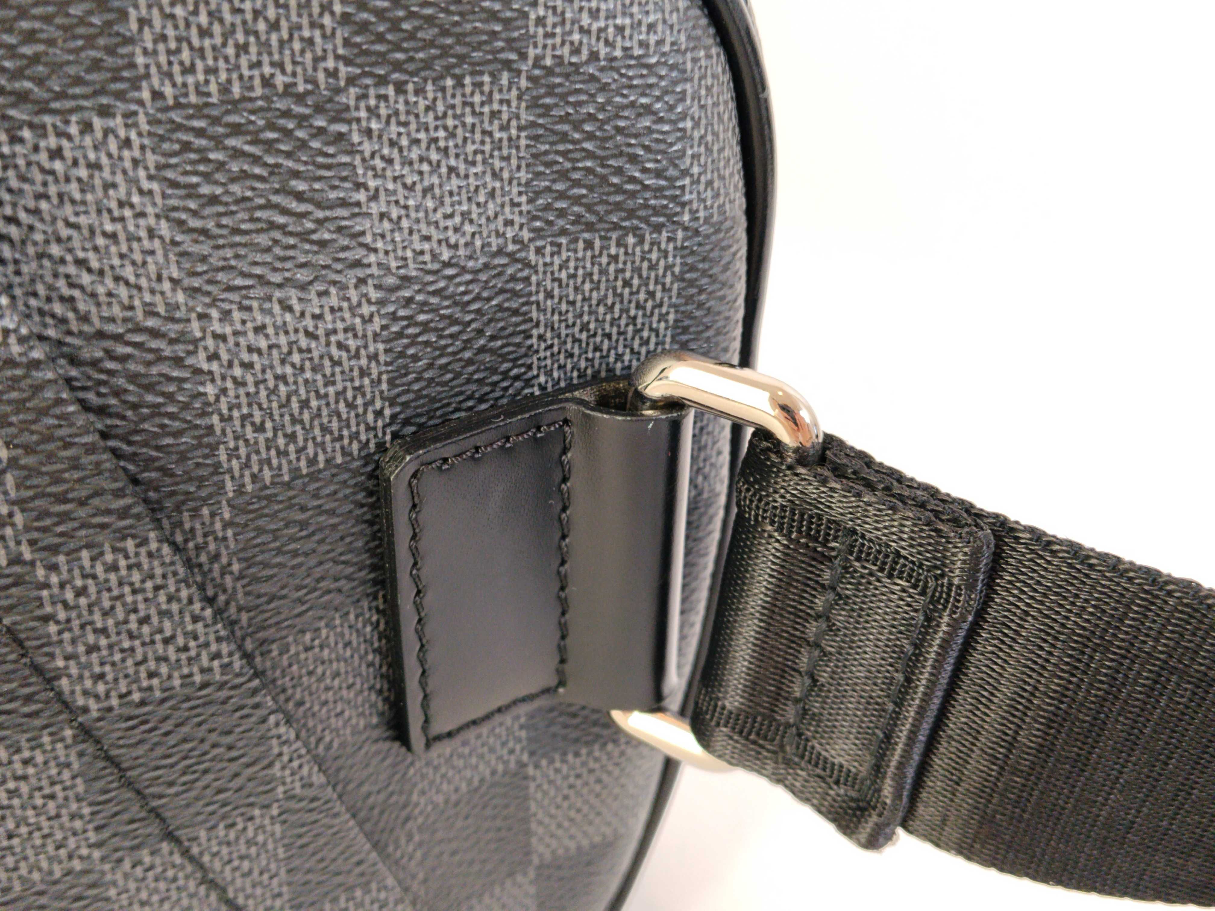 Damier Graphite Ambrelle N41289 Gray MB0136 Shoulder Bag — view 7