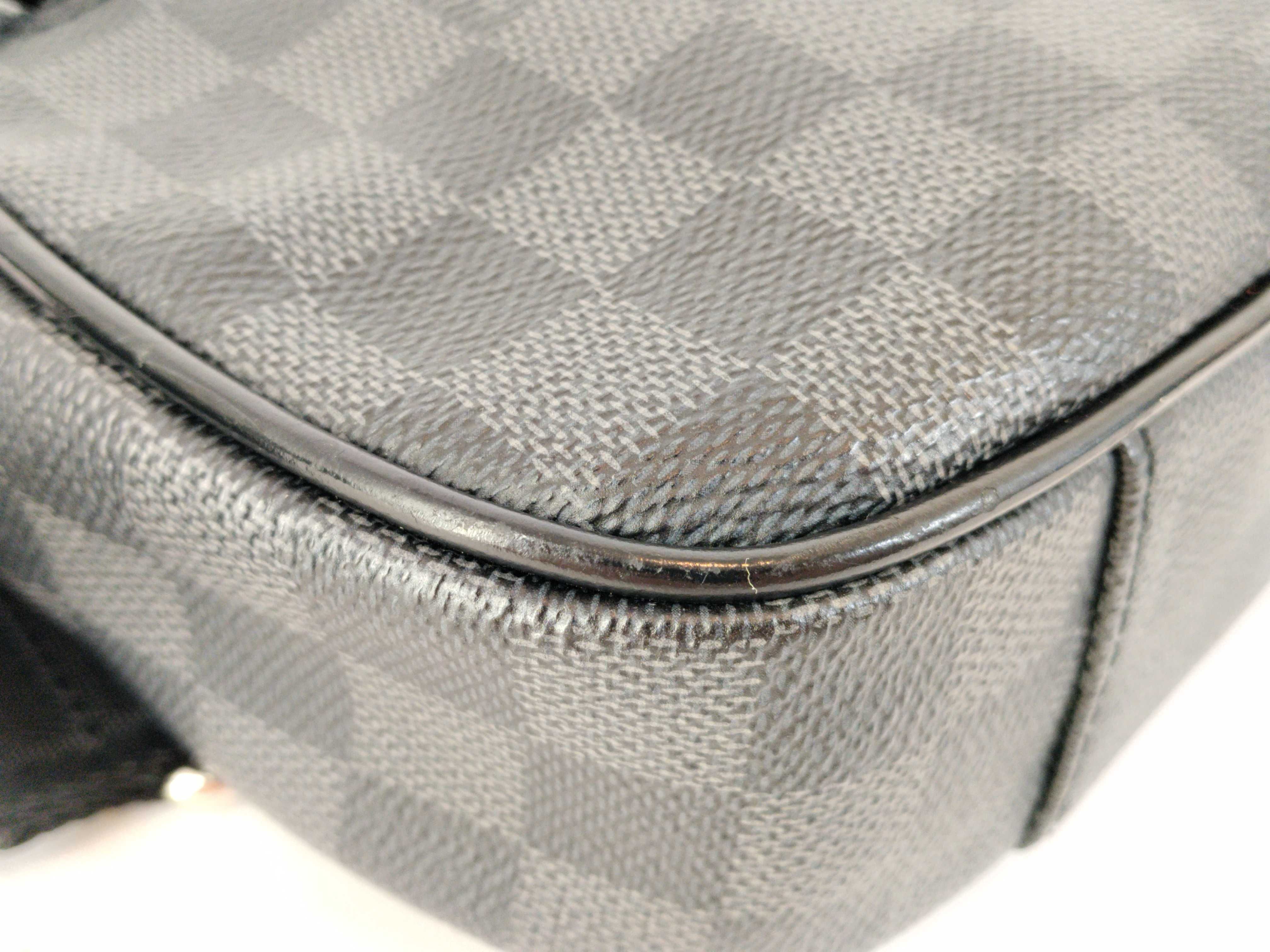 Damier Graphite Ambrelle N41289 Gray MB0136 Shoulder Bag — view 8