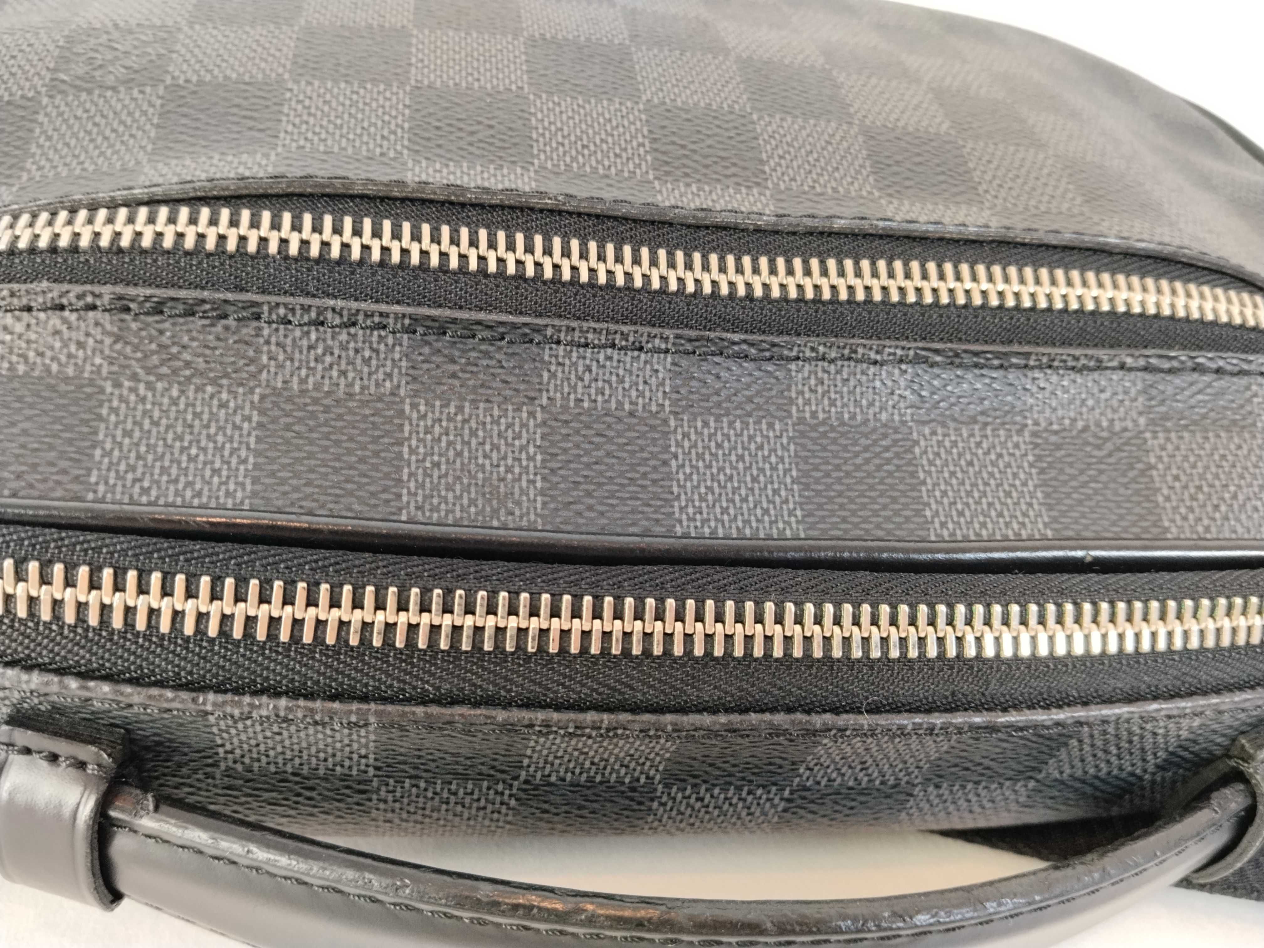 Damier Graphite Ambrelle N41289 Gray MB0136 Shoulder Bag — view 10