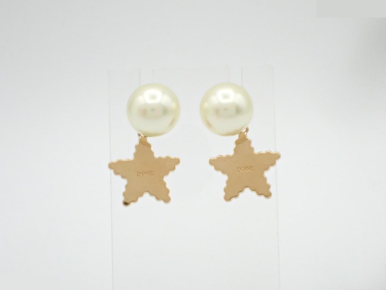 Gold earrings — view 2