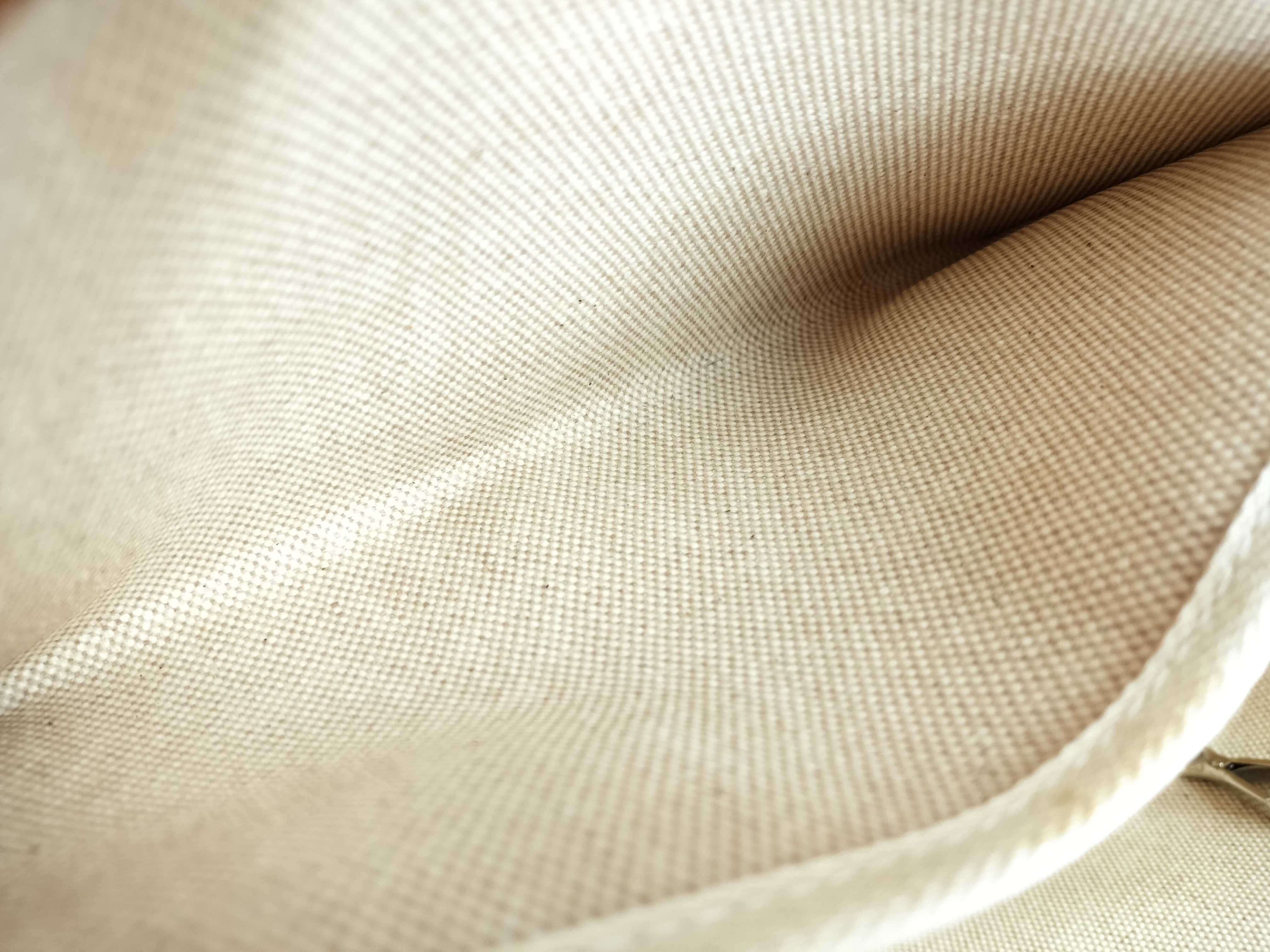 Herbag Cabas MM Toile H x Vache Hunter Beige x Brown Silver Hardware F: 2002 Shoulder Bag — view 10